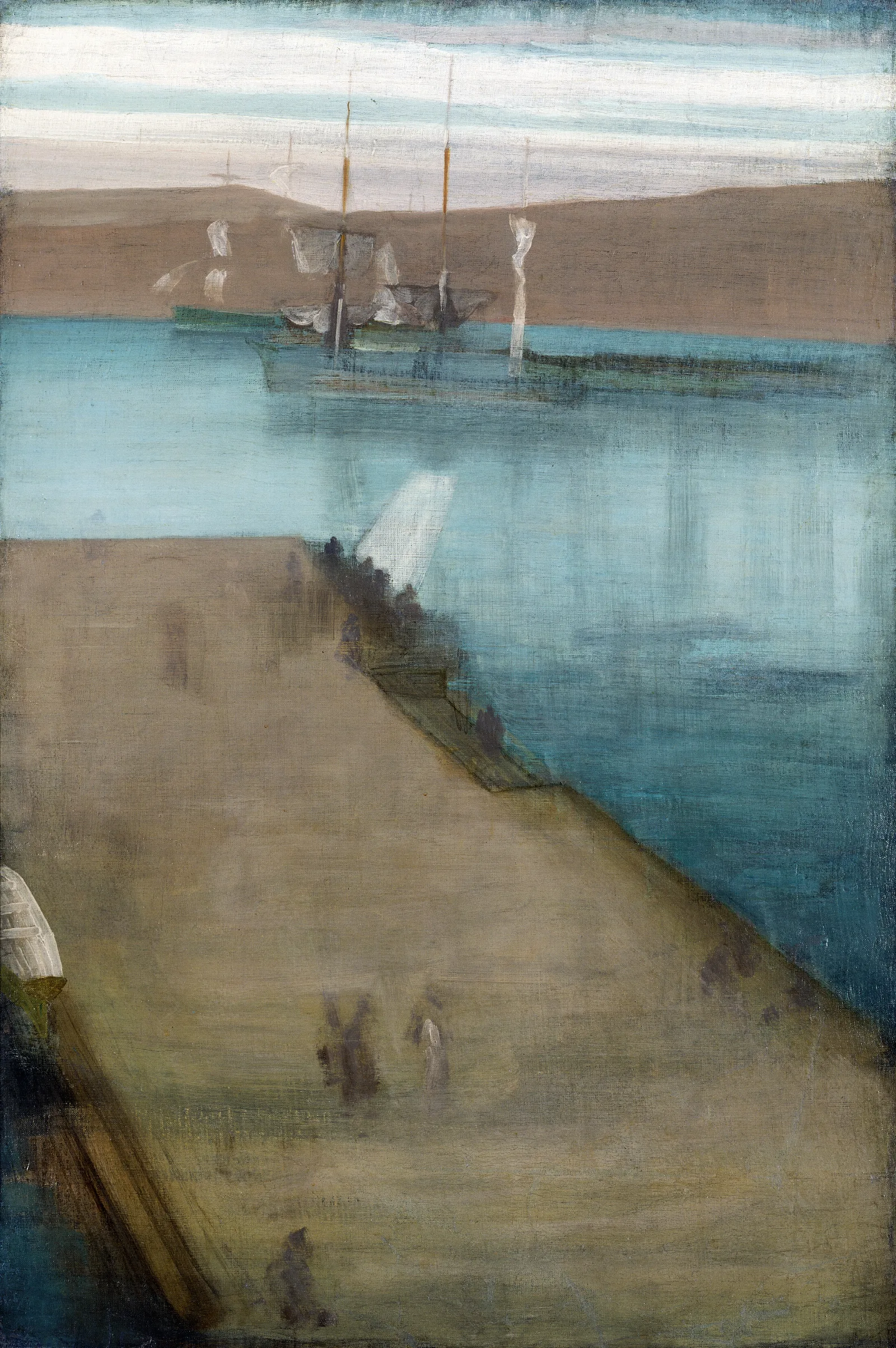 Valparaiso Harbor Wall Art by James Abbott McNeill Whistler - Canvas Print