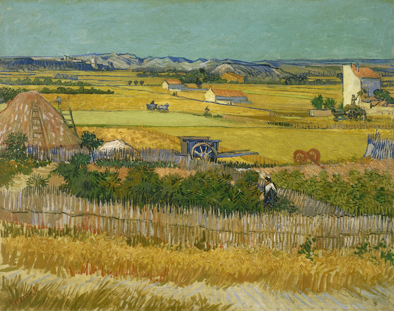 The Harvest 14 Wall Art by Vincent van Gogh - Canvas Print
