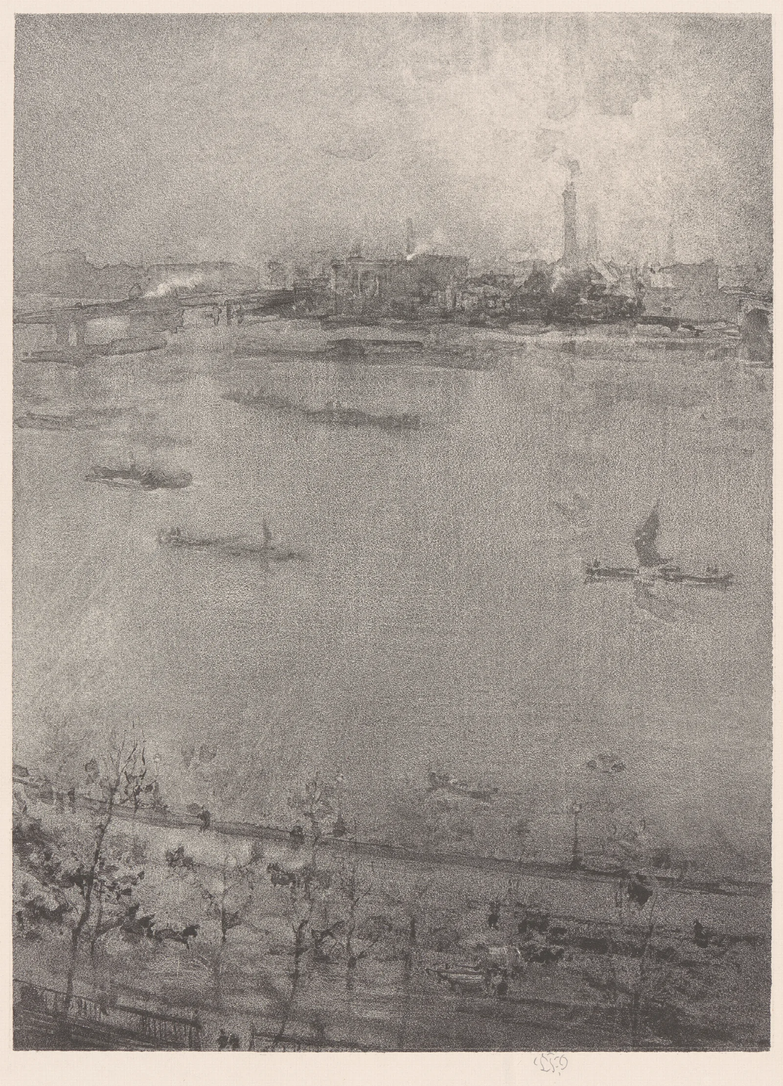 The Thames Wall Art by James Abbott McNeill Whistler - Canvas Print