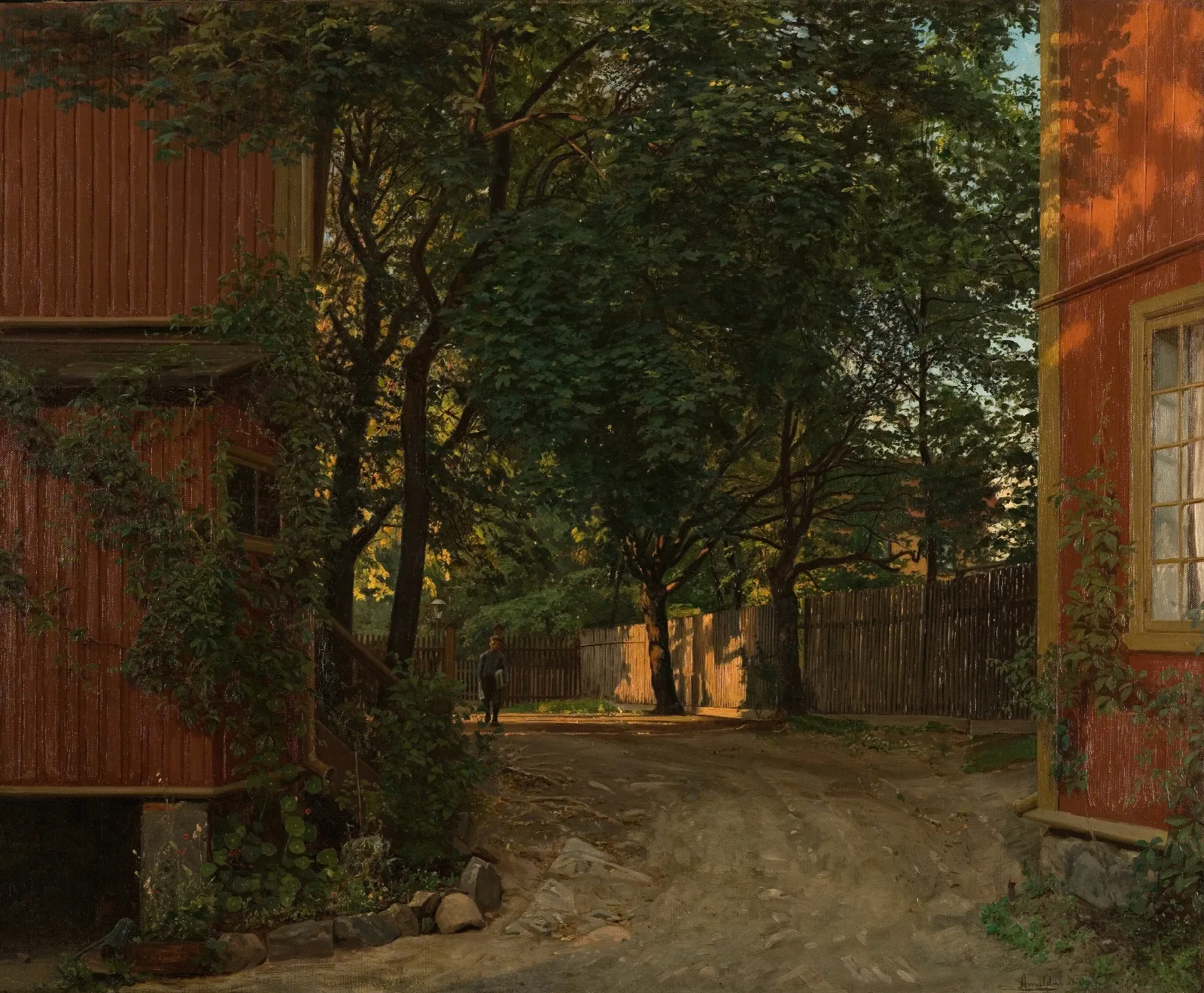 Aftenavisen Kommer Majorstuveien 8 Wall Art by Amaldus Nielsen - Canvas Print