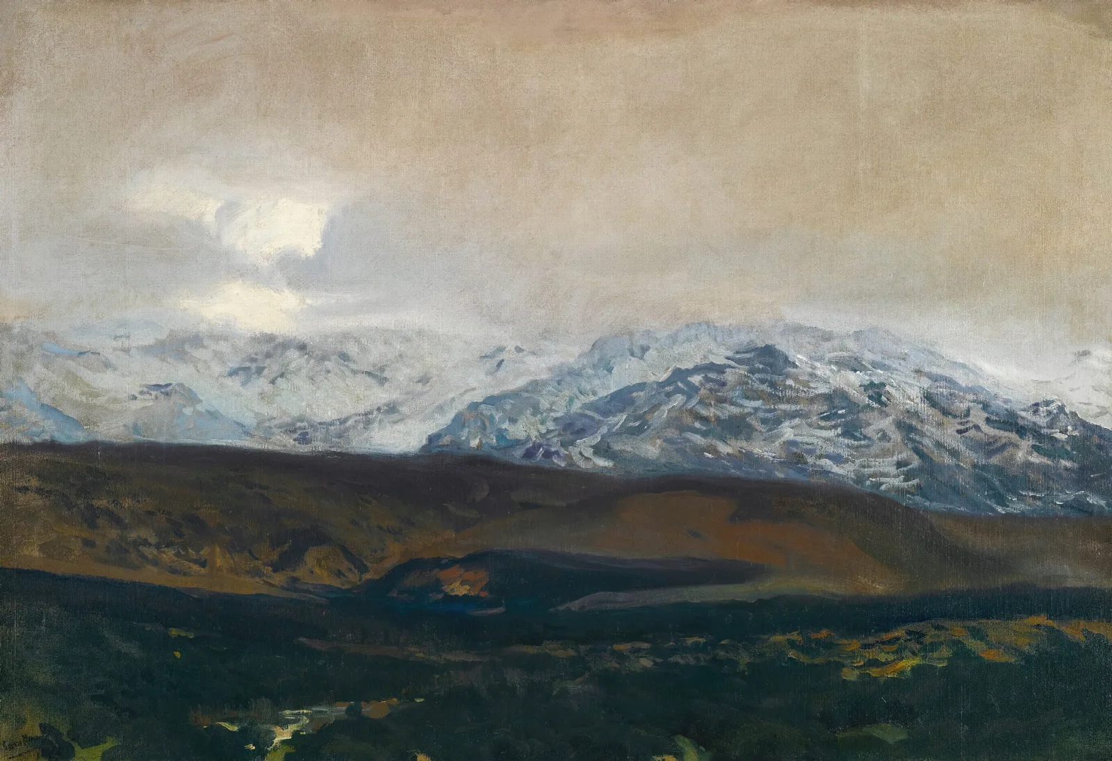 The Sierra De Guadarrama Wall Art by Joaquín Sorolla - Canvas Print