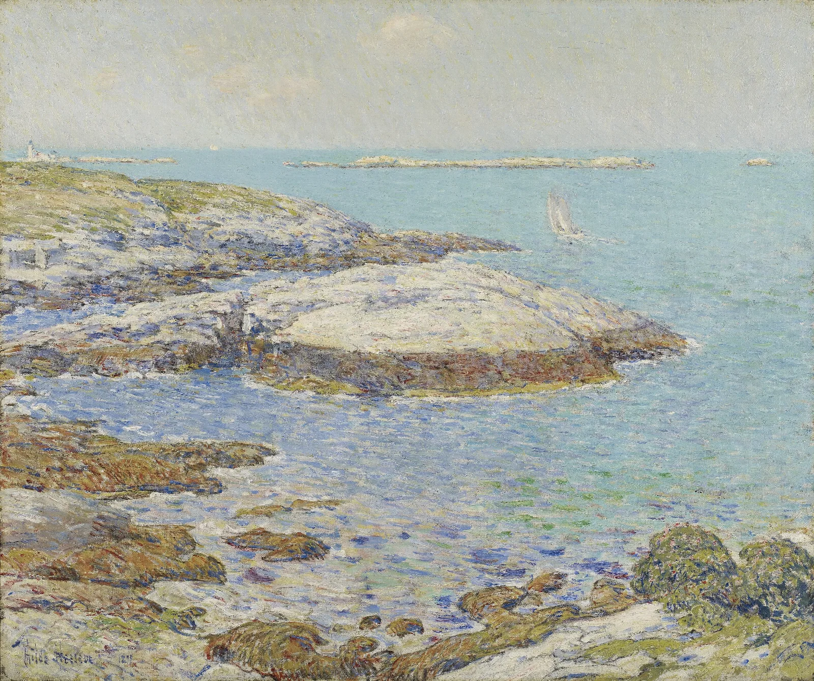 Isles Of Shoals 3 Wall Art by Childe Hassam - Canvas Print
