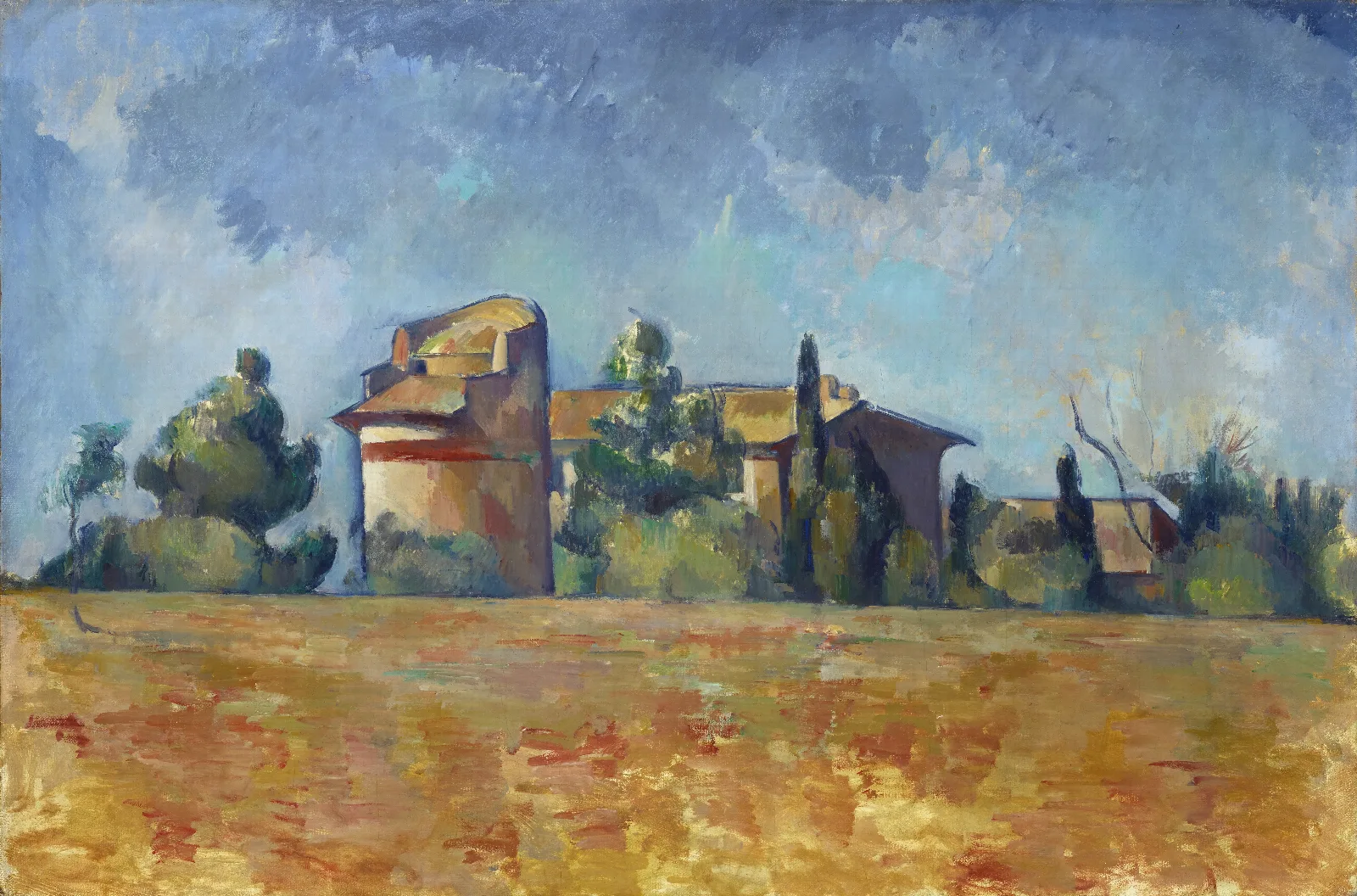The Pigeon House Of Bellevue Wall Art by Paul Cézanne - Canvas Print