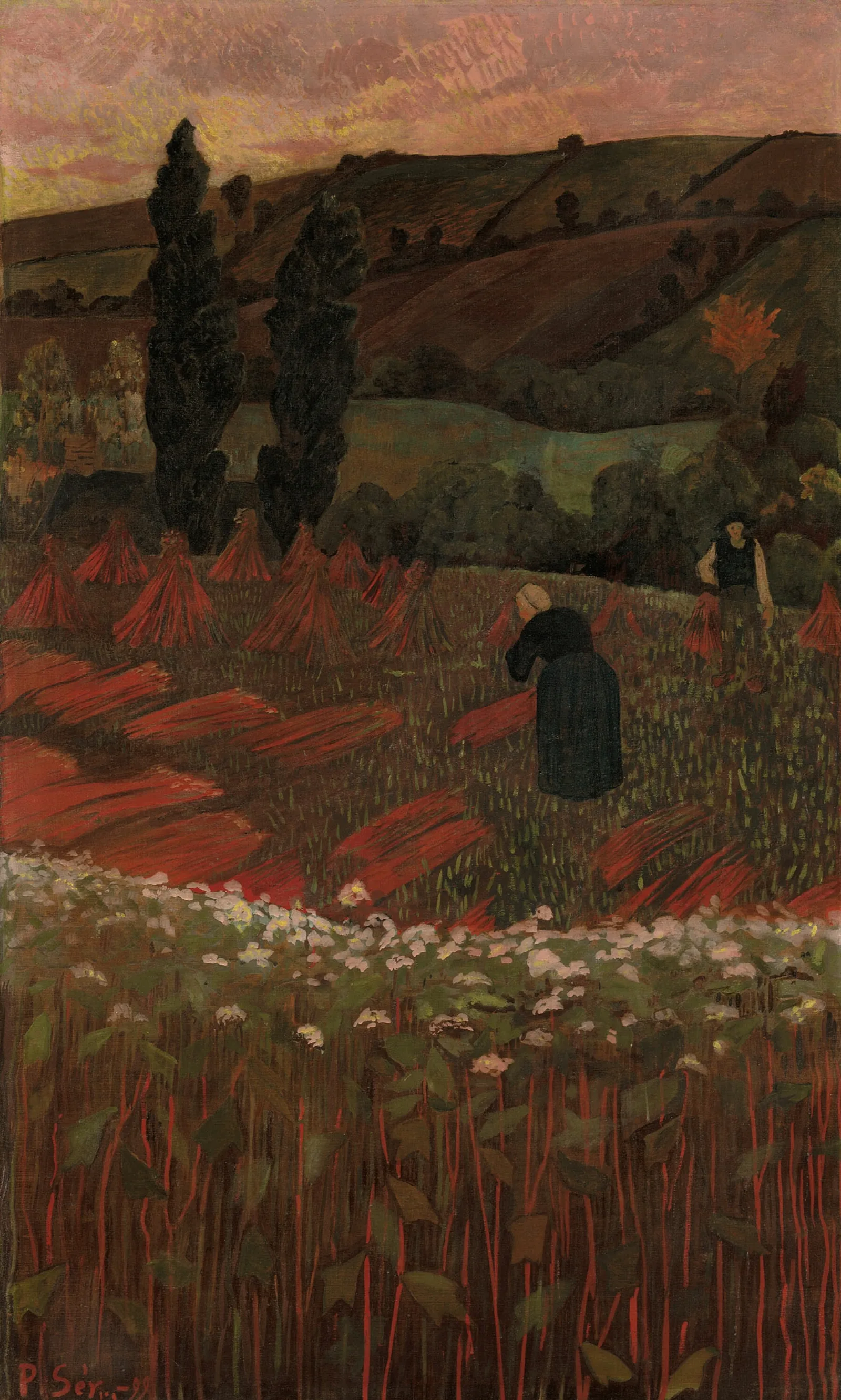 The Harvest Of Buckwheat Wall Art by Paul Sérusier - Canvas Print