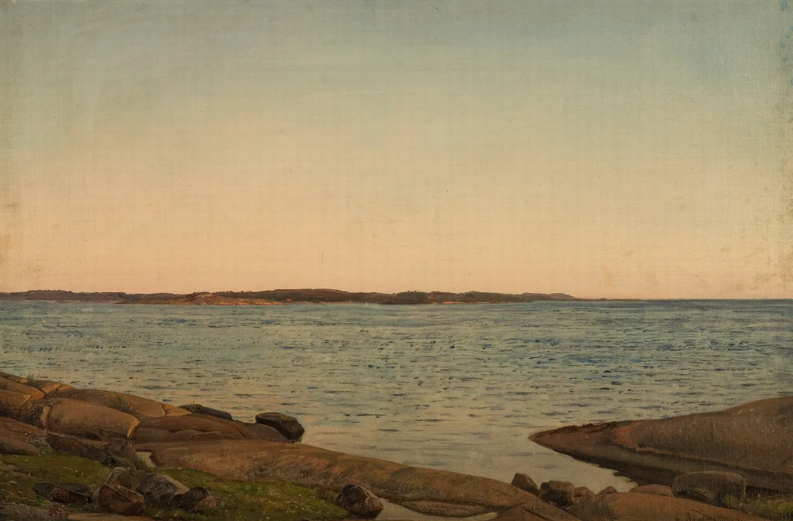 Fra Beiningen Skudesnes Wall Art by Amaldus Nielsen - Canvas Print
