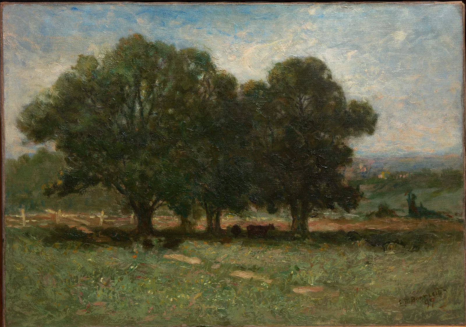 Landscape 64 Wall Art by Edward Mitchell Bannister - Canvas Print
