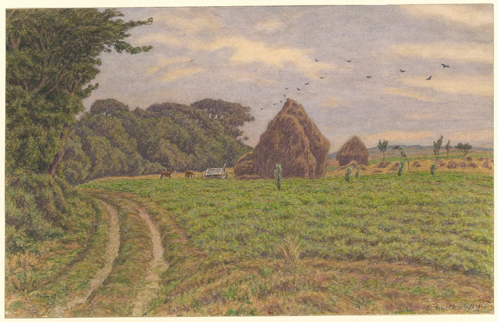 Quiberville Wall Art by Henri Rivière - Canvas Print