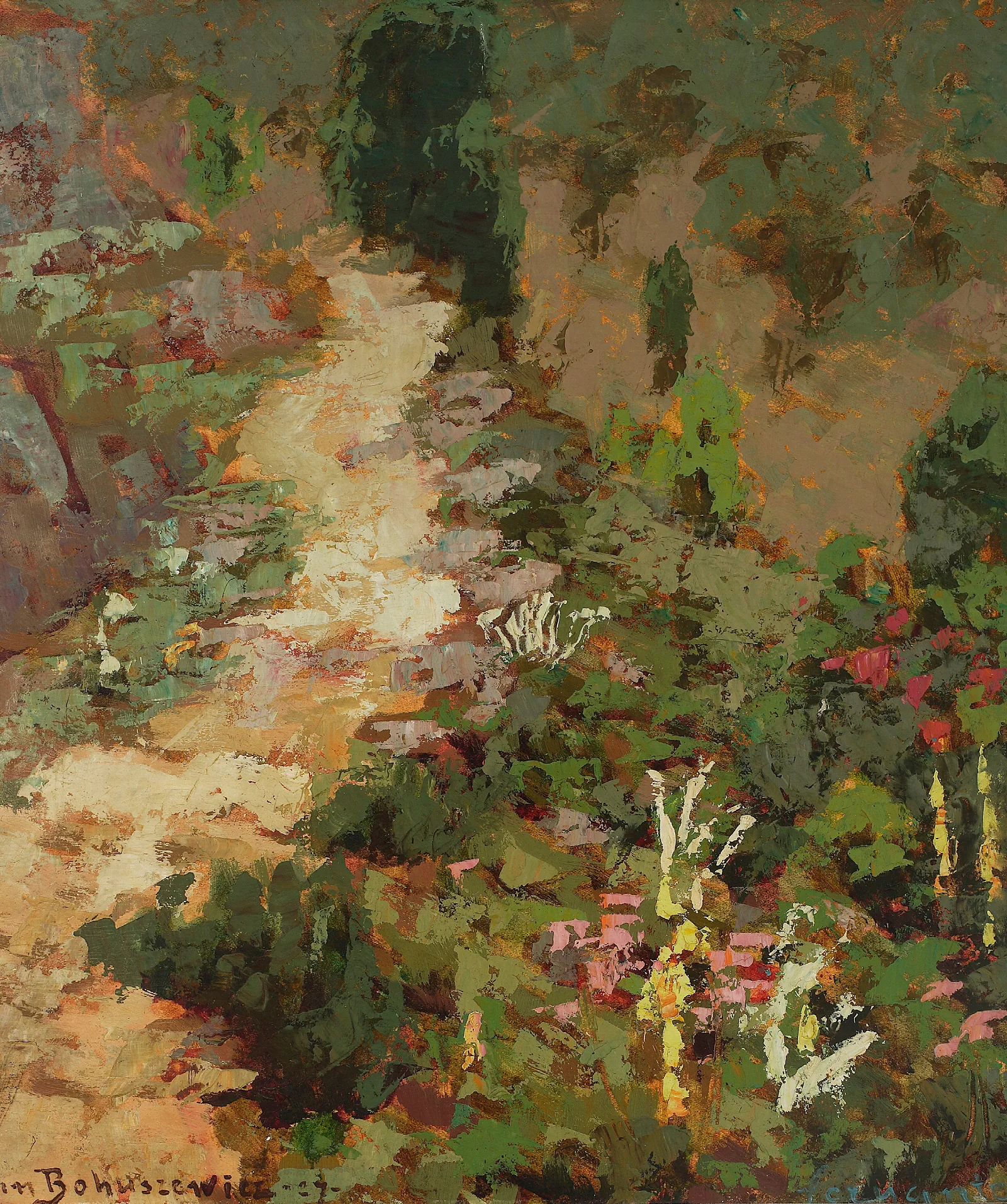 Zapuszczona Sciezka Wall Art by Jan Bohuszewicz - Canvas Print