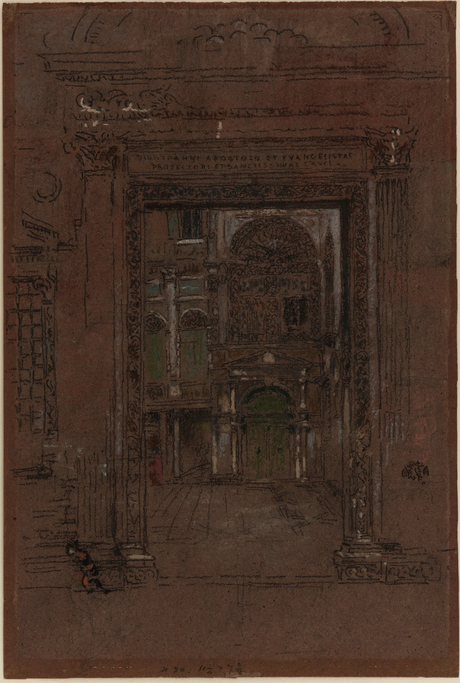 San Giovanni Apostolo Et Evangelistae Wall Art by James Abbott McNeill Whistler - Canvas Print