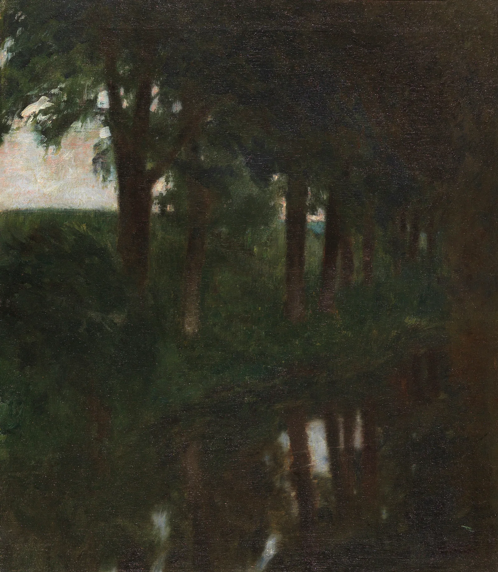 Forellenweiher Wall Art by Franz von Stuck - Canvas Print