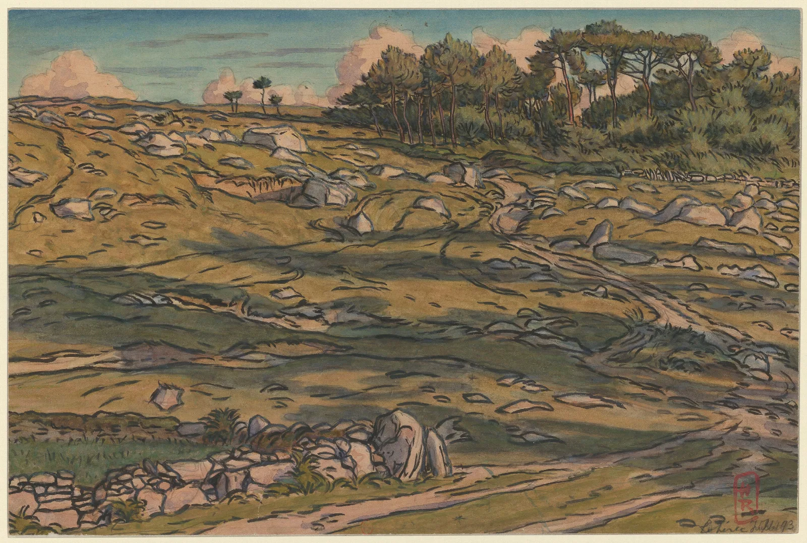 Loherec Wall Art by Henri Rivière - Canvas Print