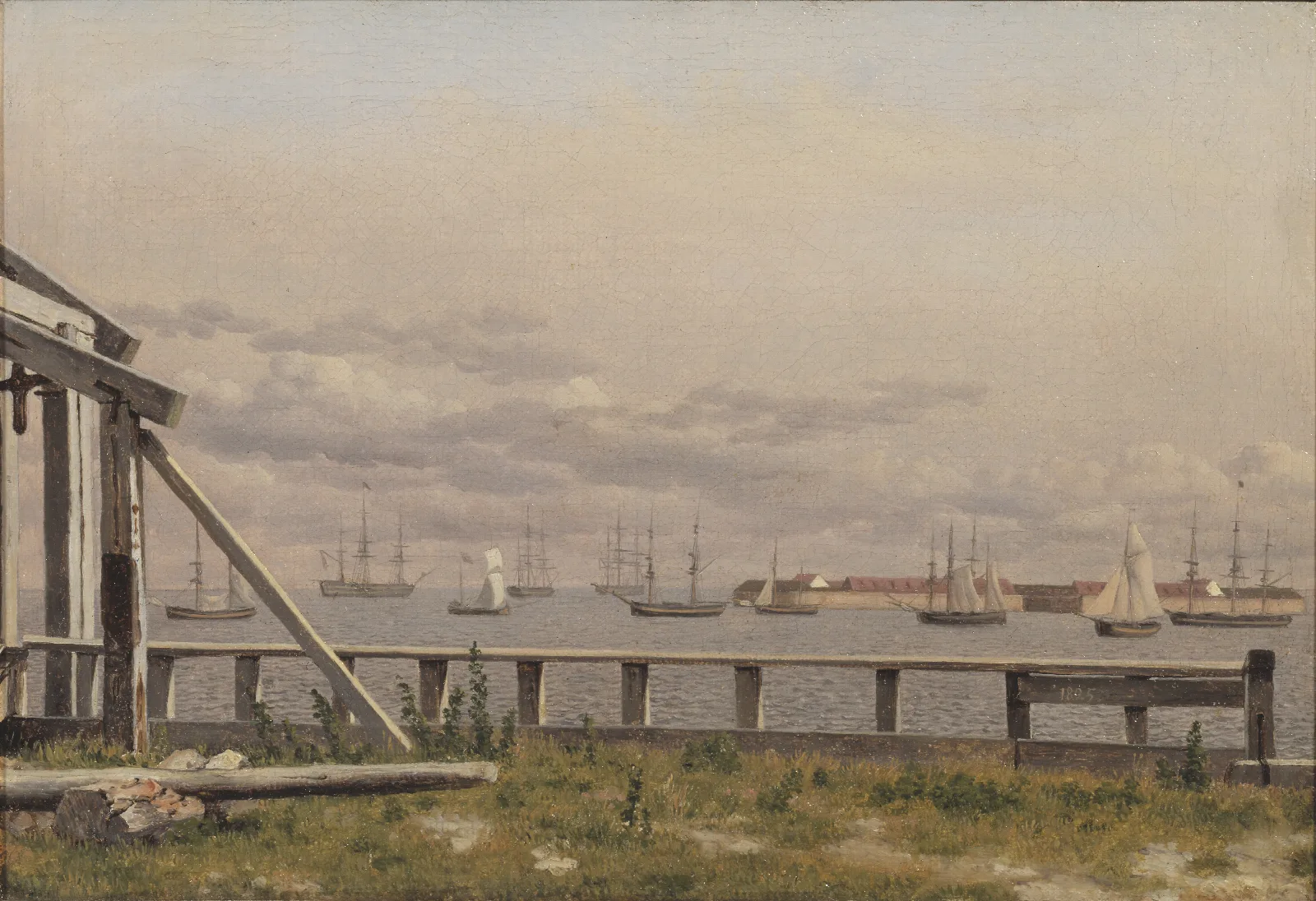 View From The Lime Kilns In Copenhagen Wall Art by Christoffer Wilhelm Eckersberg - Canvas Print