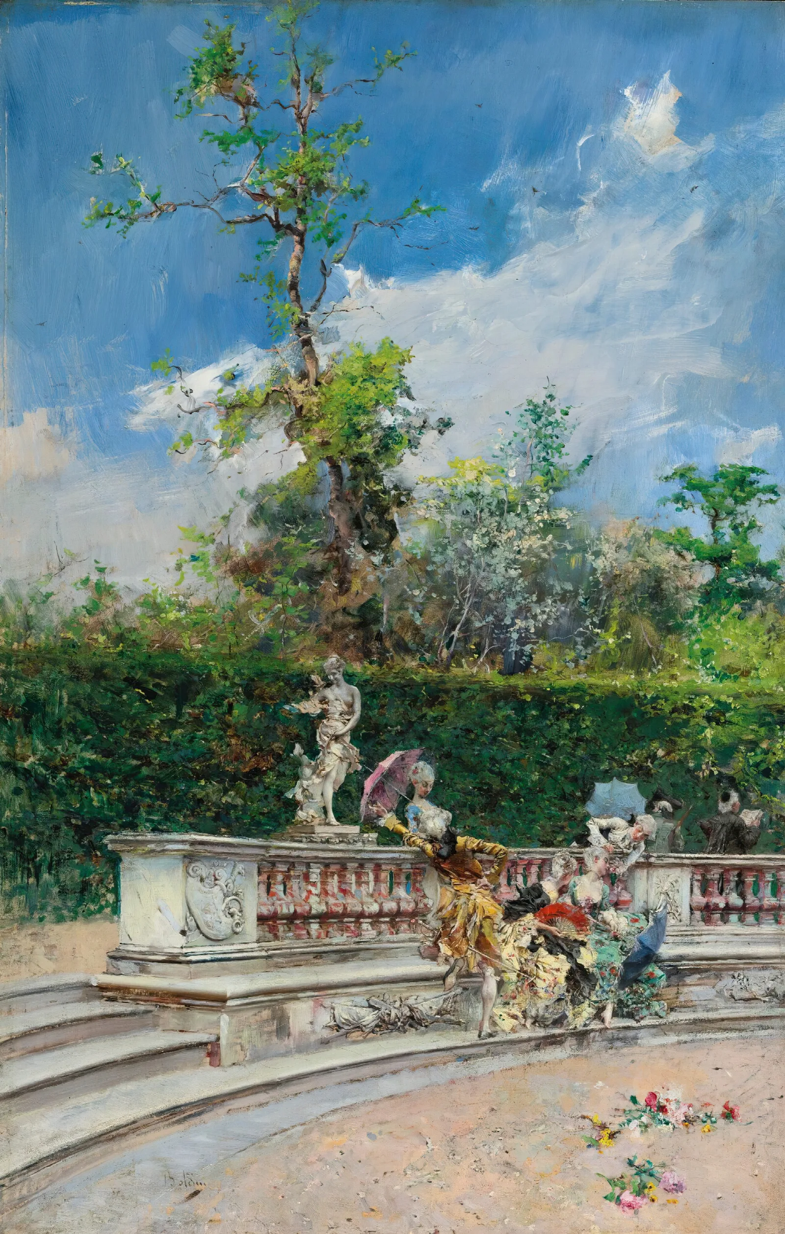 Les Domes Versailles Wall Art by Giovanni Boldini - Canvas Print