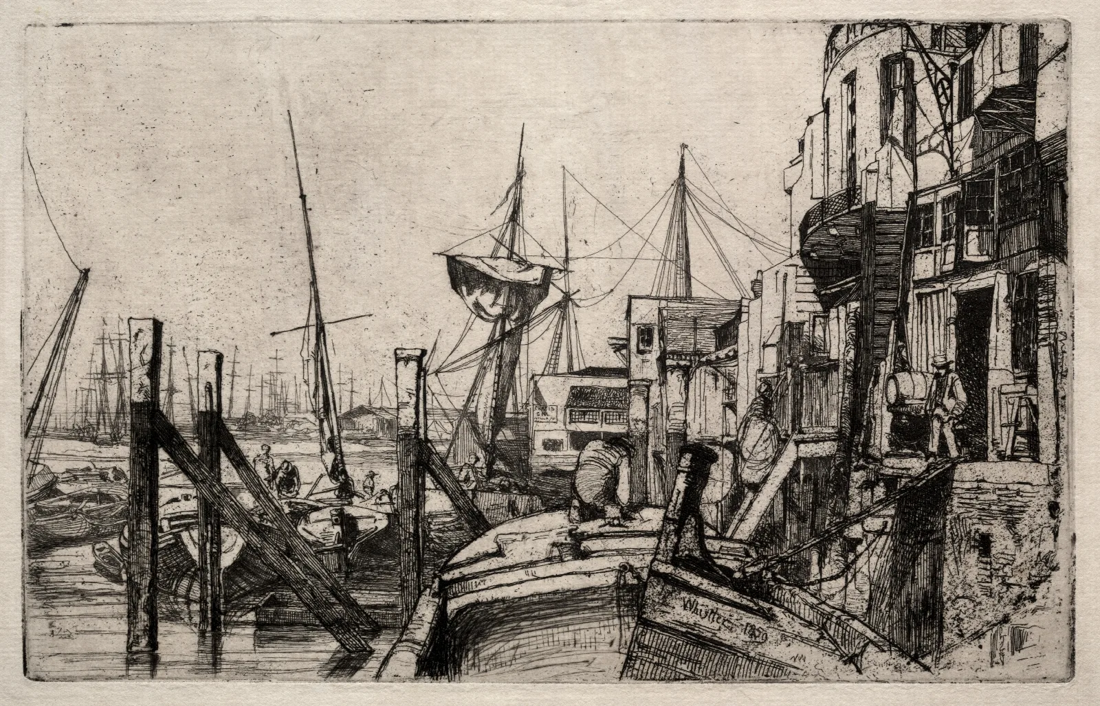 Limehouse Wall Art by James Abbott McNeill Whistler - Canvas Print
