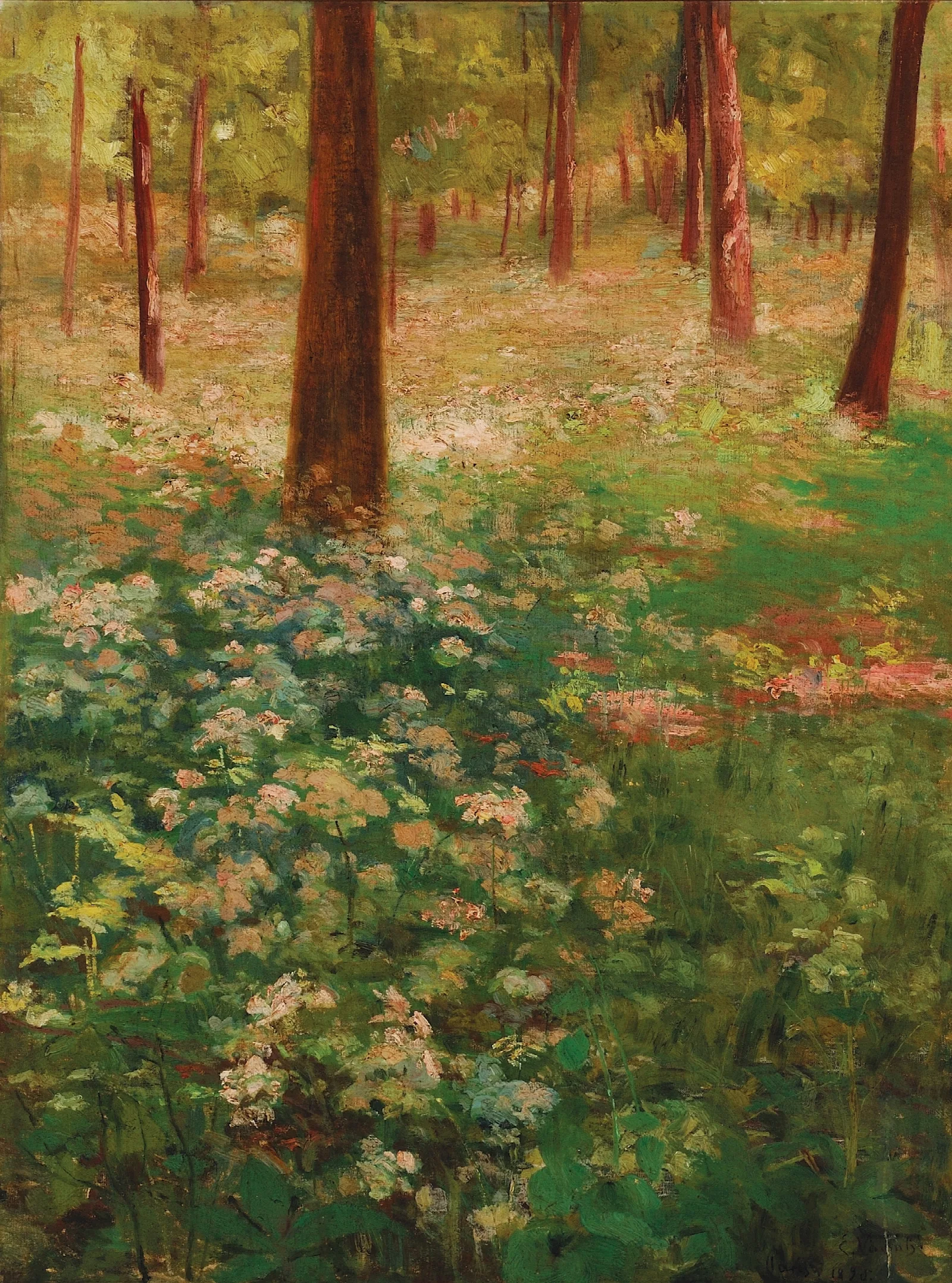 Primavera 10 Wall Art by Eliseu Visconti - Canvas Print