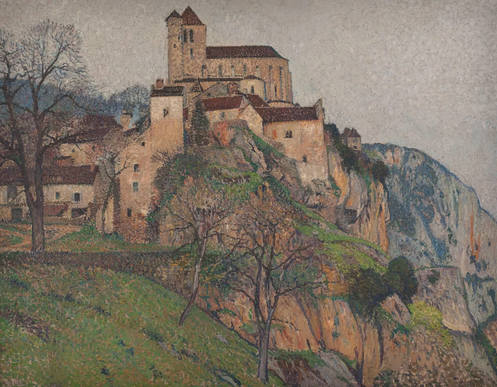 Saint Cirq Lapopie Wall Art by Henri Martin - Canvas Print