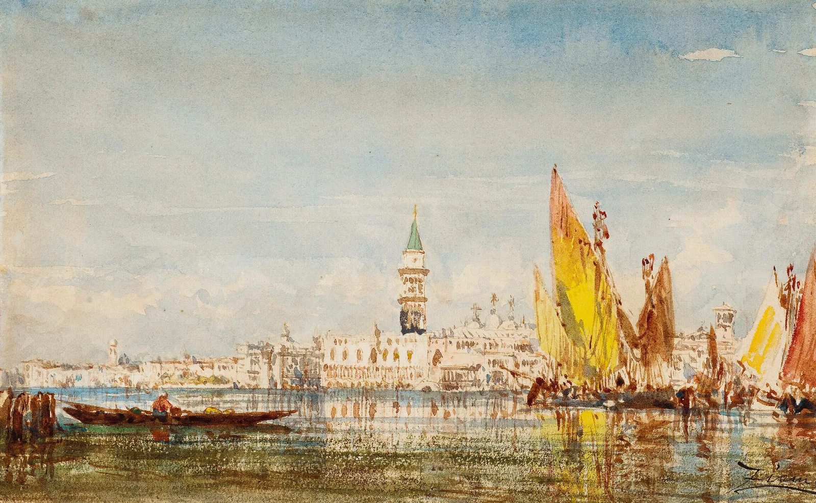 Venise Wall Art by Félix Ziem - Canvas Print
