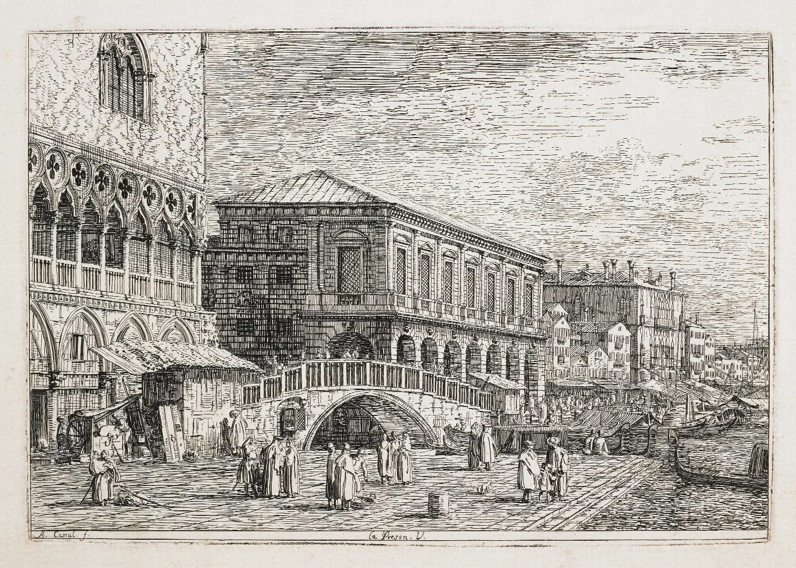 Le Preson V Wall Art by Canaletto - Canvas Print