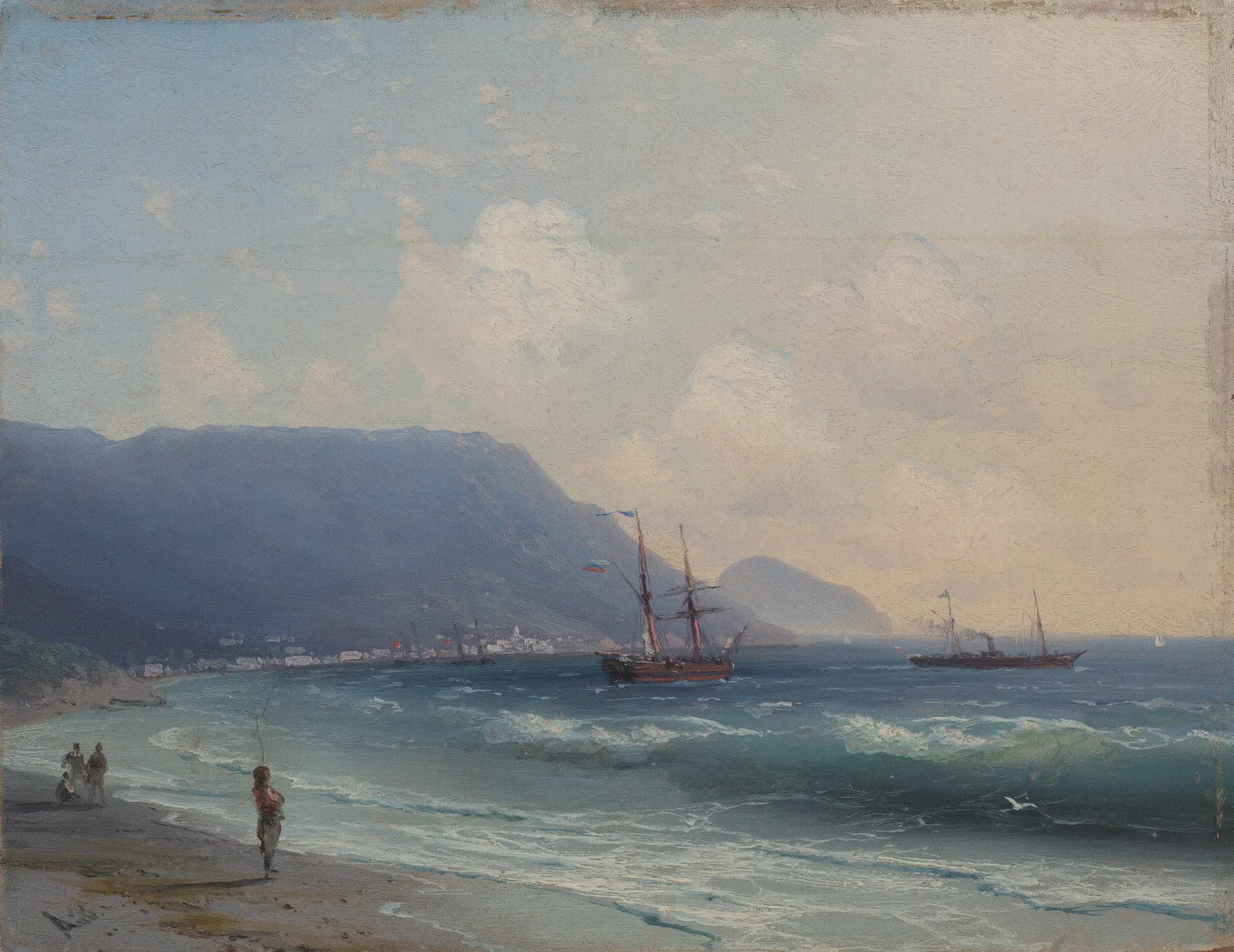 Seascape 33 Wall Art by Ivan Konstantinovich Aivazovsky - Canvas Print