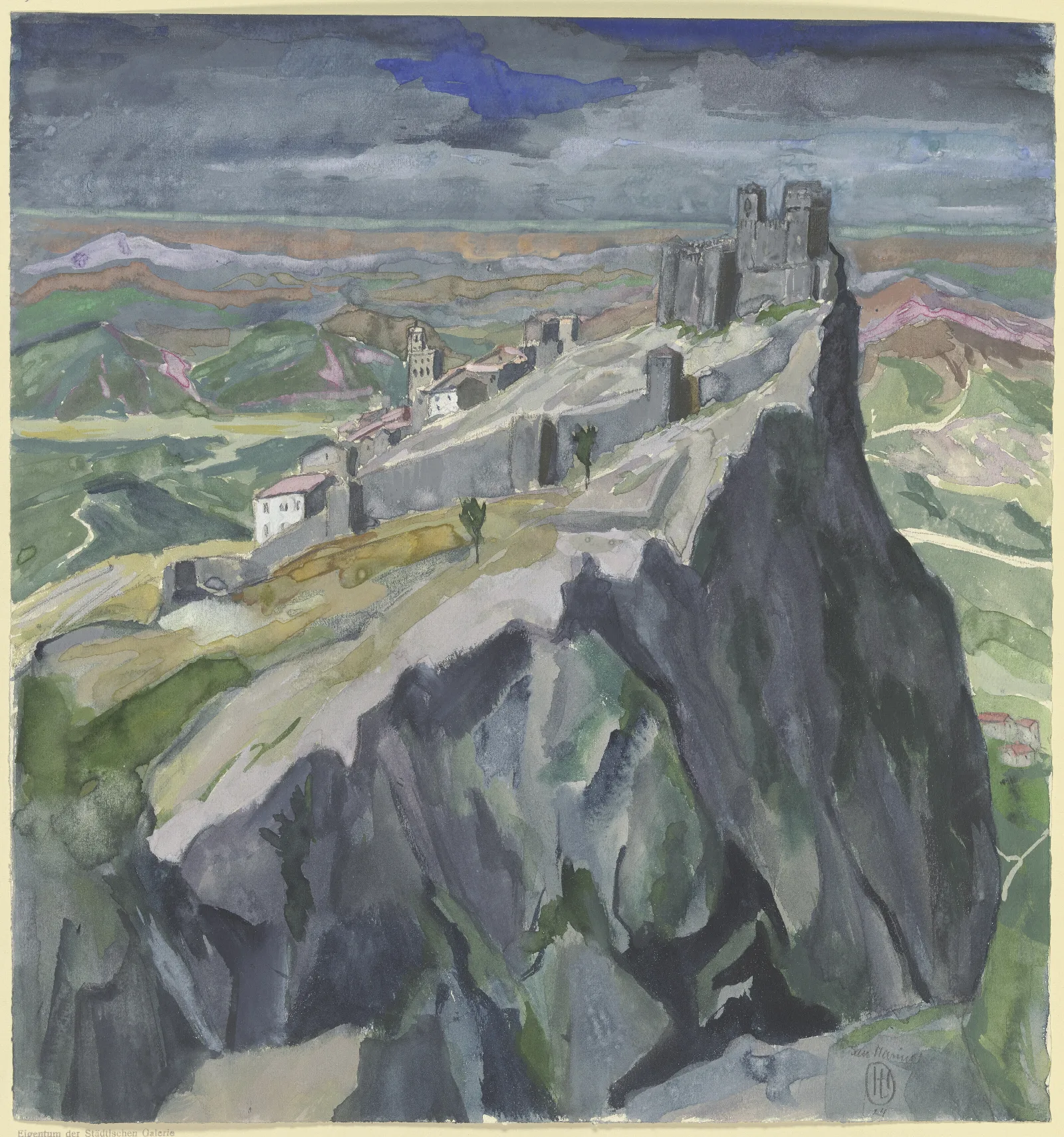 San Marino Wall Art by Hermann Lismann - Canvas Print