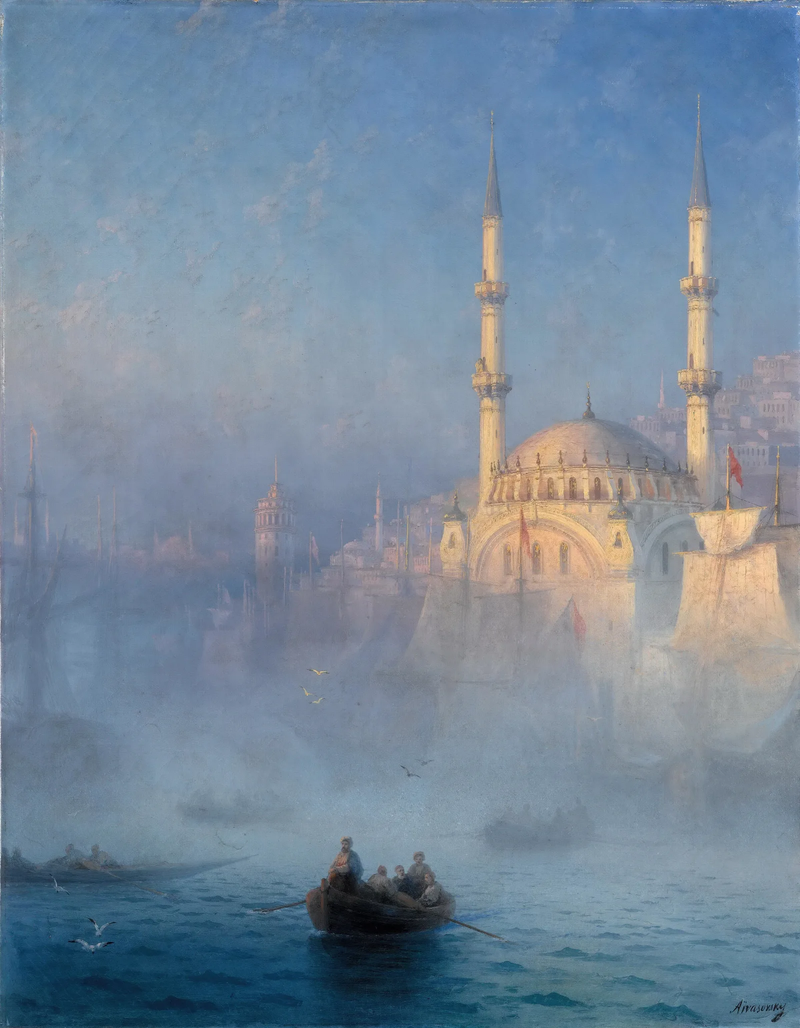 Constantinople 5 Wall Art by Ivan Konstantinovich Aivazovsky - Canvas Print