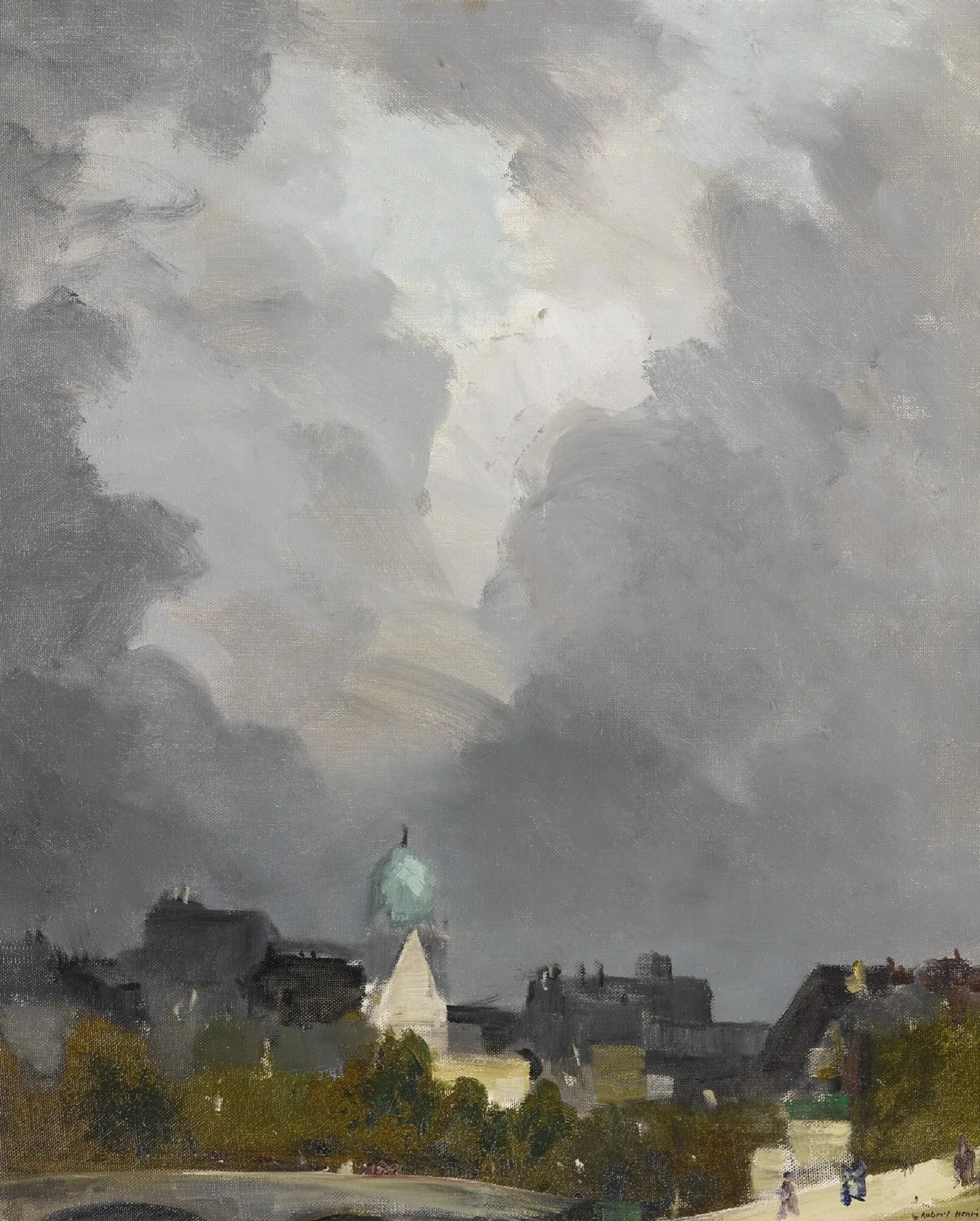In Amsterdam Wall Art by Robert Henri - Canvas Print