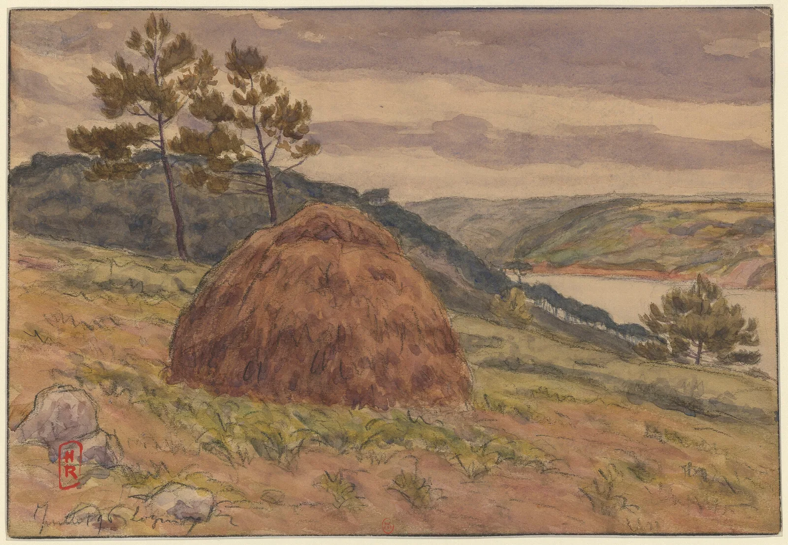Loguivy 3 Wall Art by Henri Rivière - Canvas Print