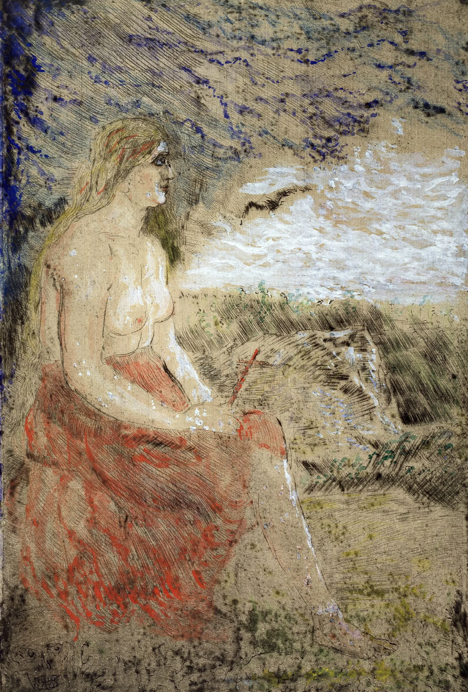 The Magdalene 5 Wall Art by James Ensor - Canvas Print