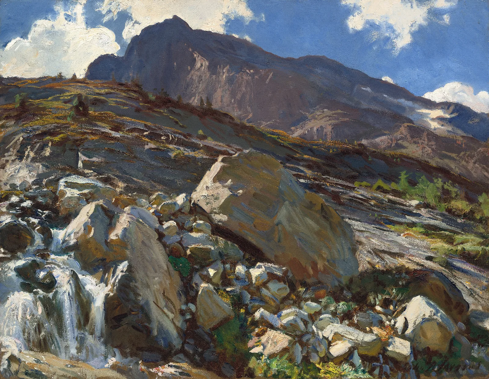 Simplon Pass Wall Art by John Singer Sargent - Canvas Print