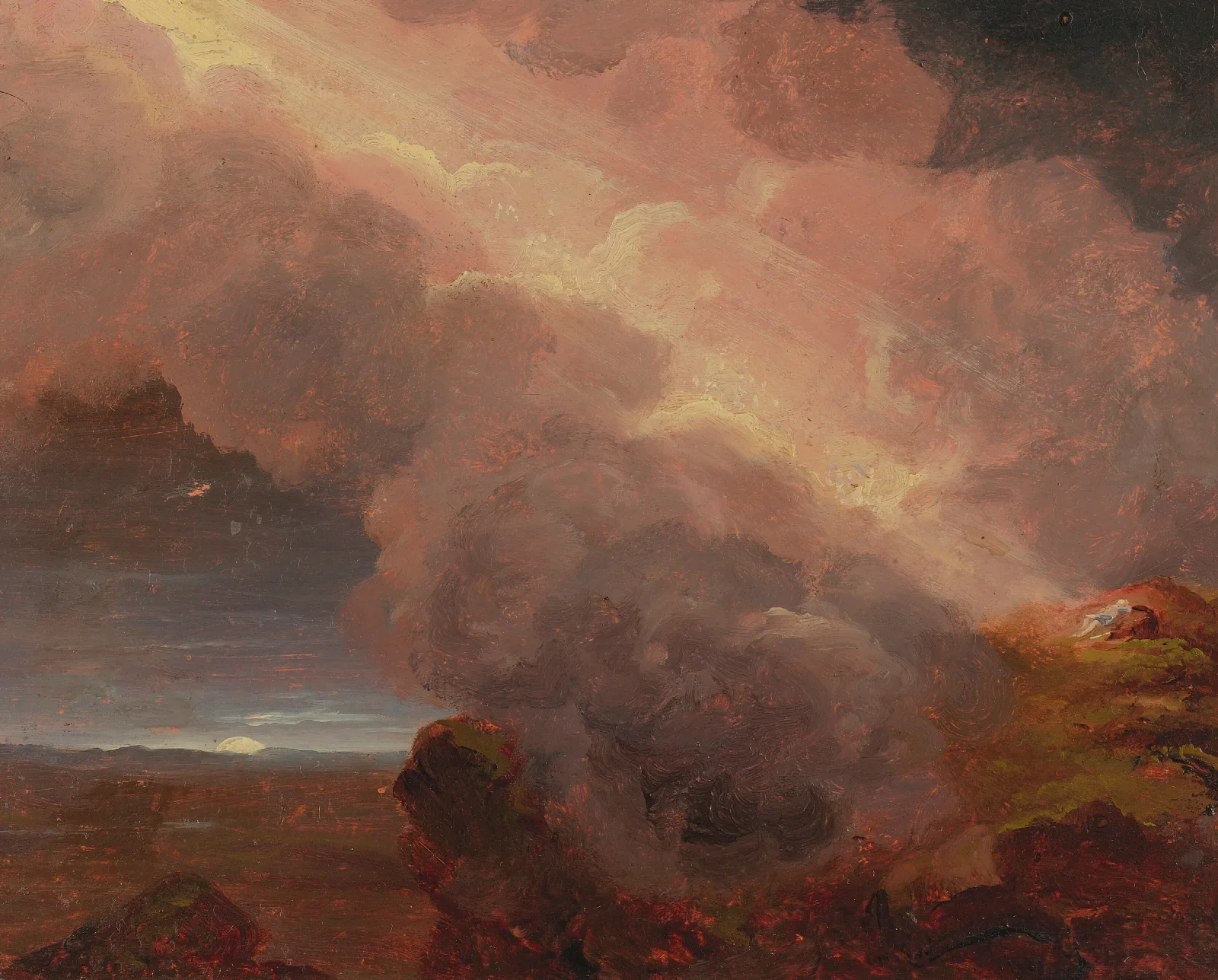 Clouds On The Mountaintop Wall Art by Thomas Cole - Canvas Print