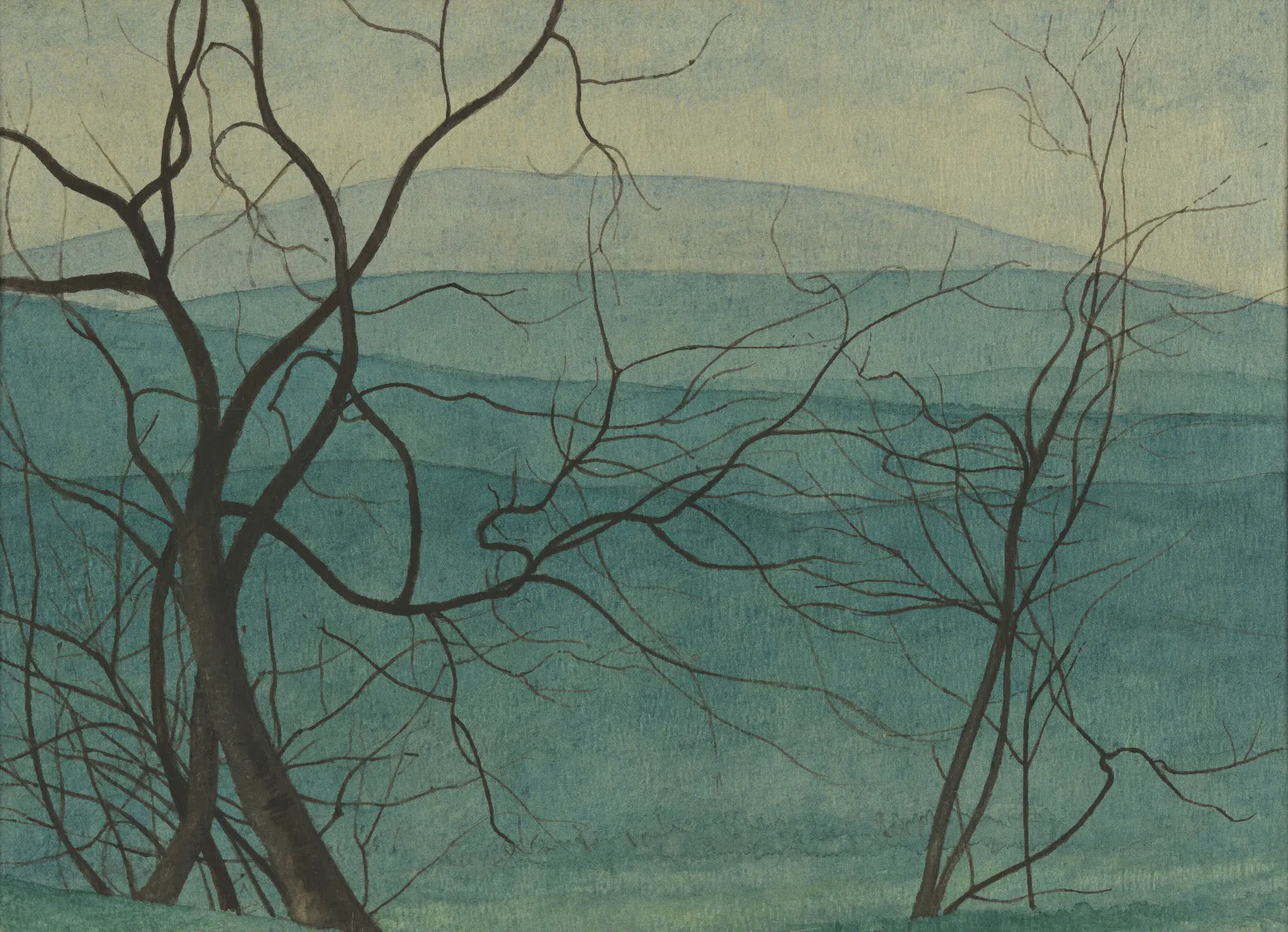 Boomtakken 2 Wall Art by Léon Spilliaert - Canvas Print