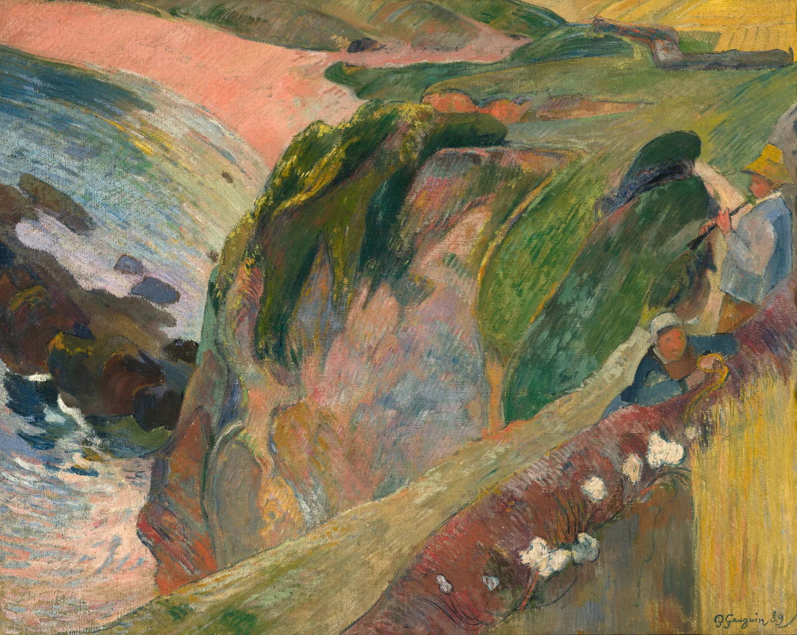 Above The Sea Wall Art by Paul Gauguin - Canvas Print