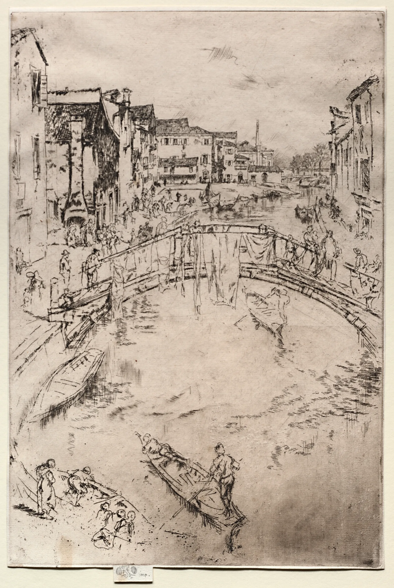 The Bridge 13 Wall Art by James Abbott McNeill Whistler - Canvas Print