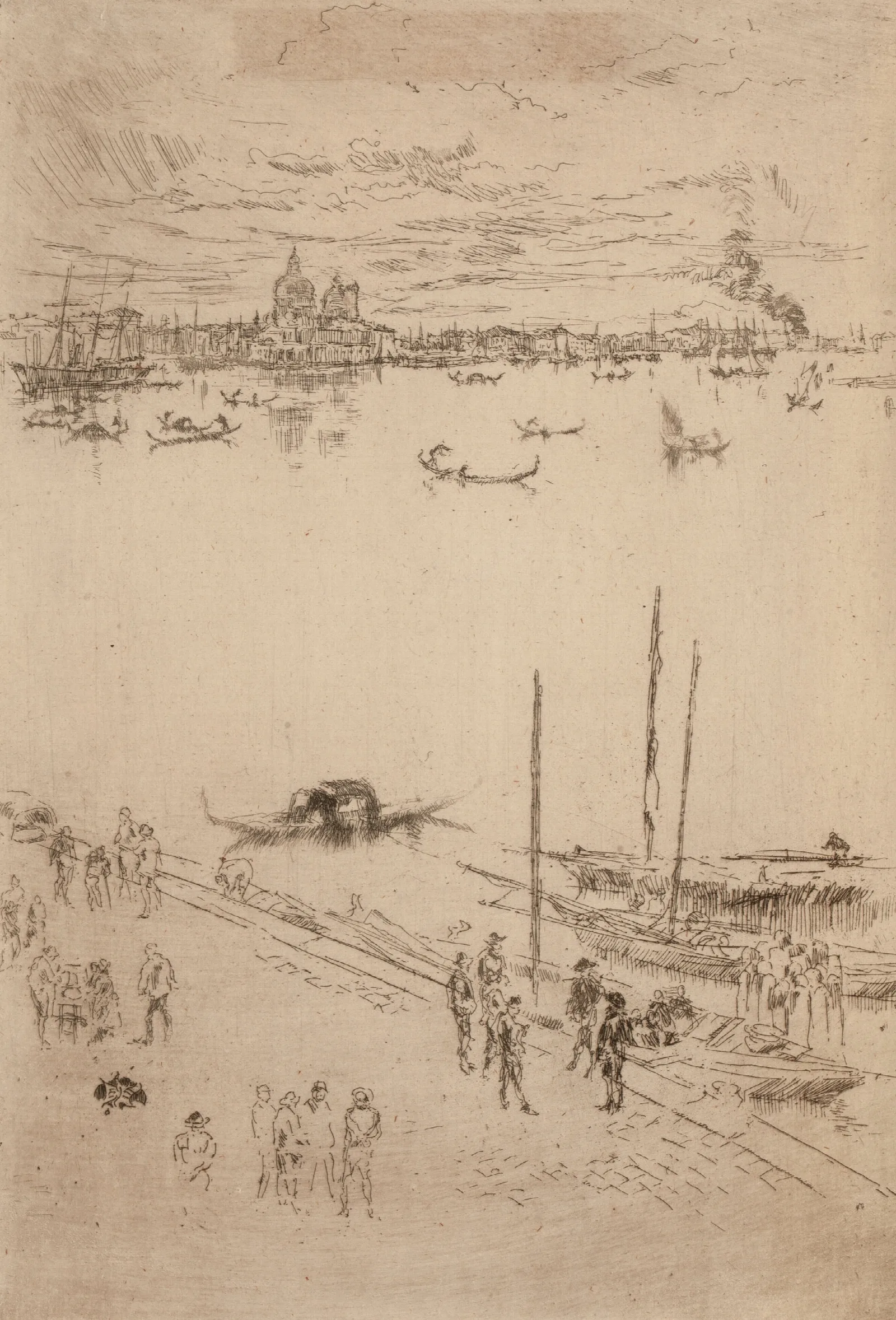 Upright Venice Wall Art by James Abbott McNeill Whistler - Canvas Print