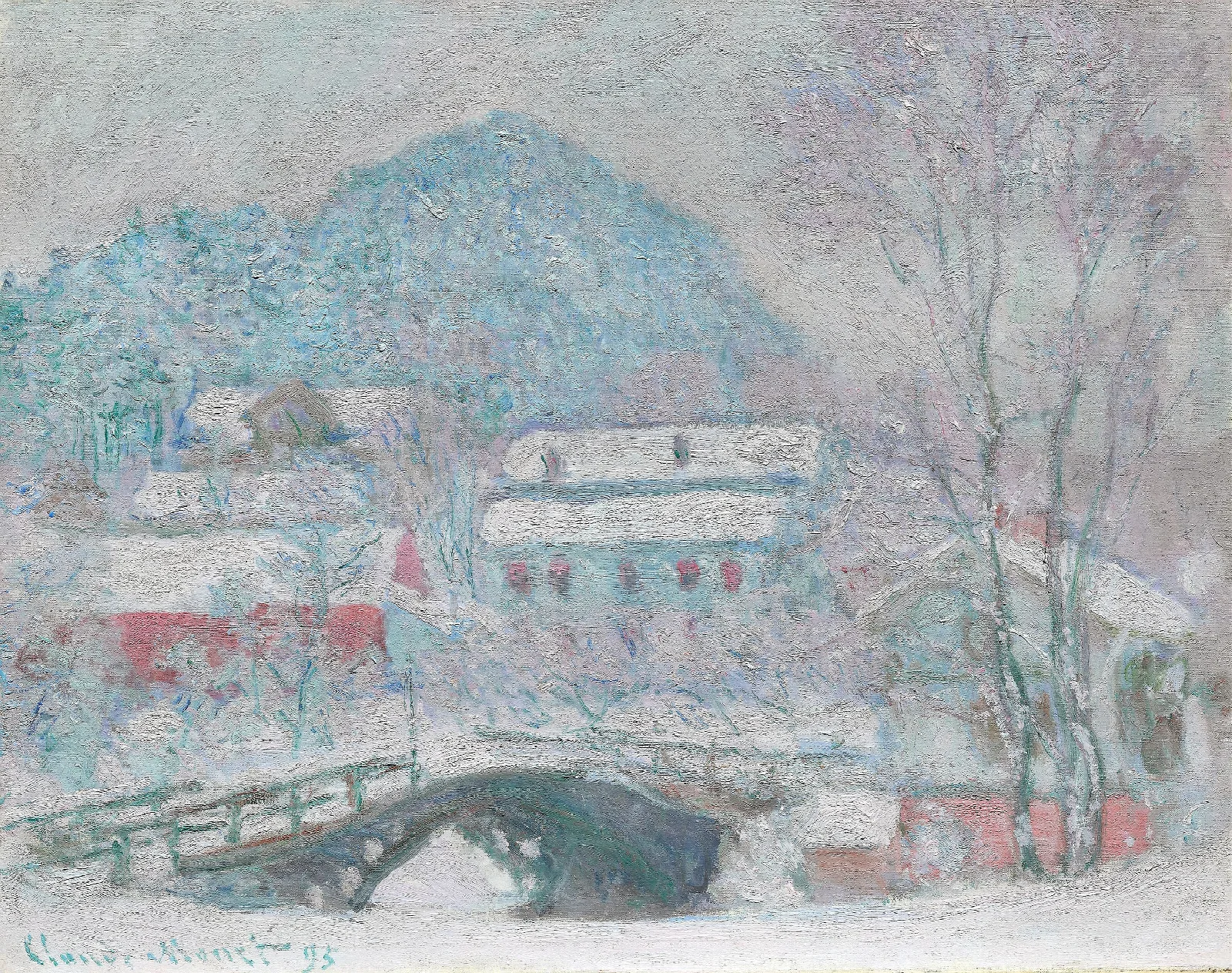 Sandvika Norway Wall Art by Claude Monet - Canvas Print