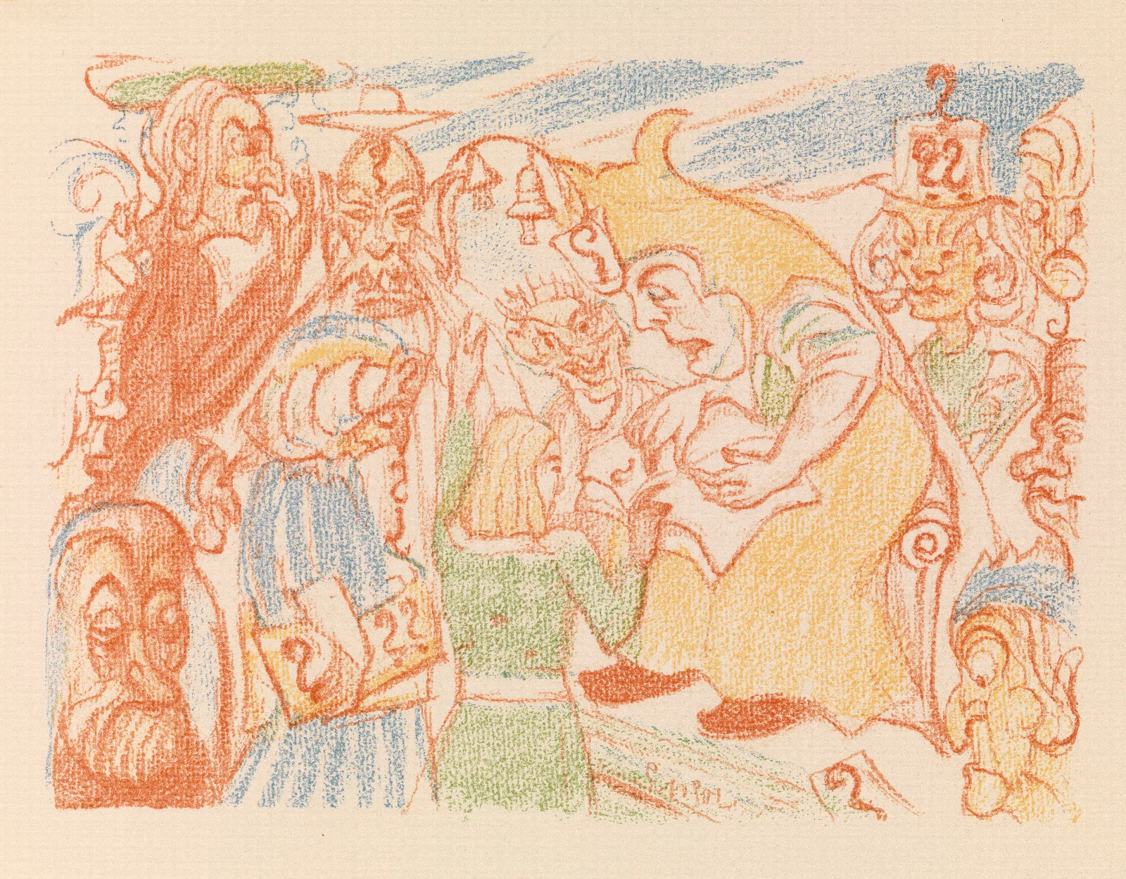 Christs Dispute With The Doctors Wall Art by James Ensor - Canvas Print