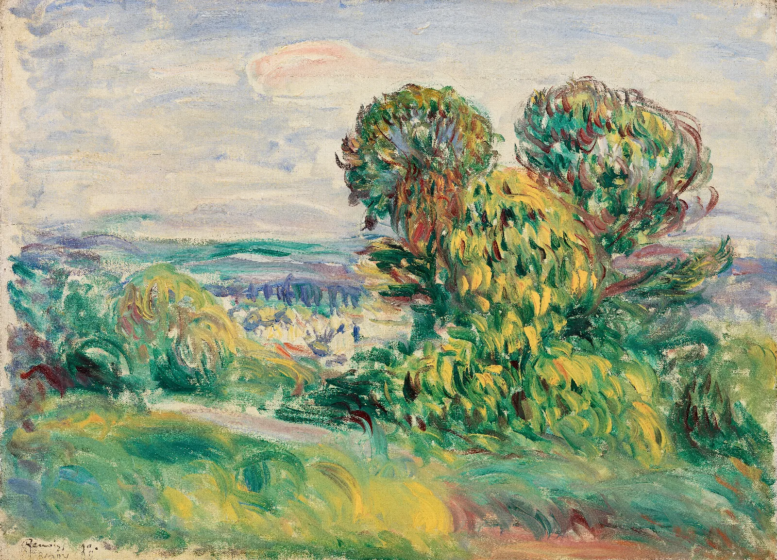 Landscape 23 Wall Art by Pierre-Auguste Renoir - Canvas Print