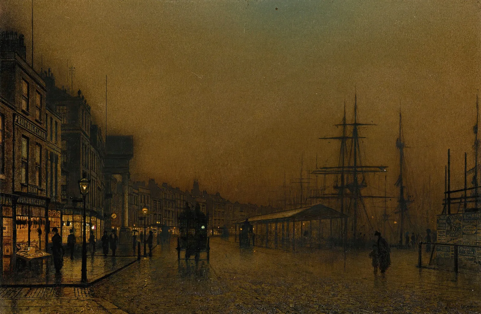 Glasgow Wall Art by John Atkinson Grimshaw - Canvas Print