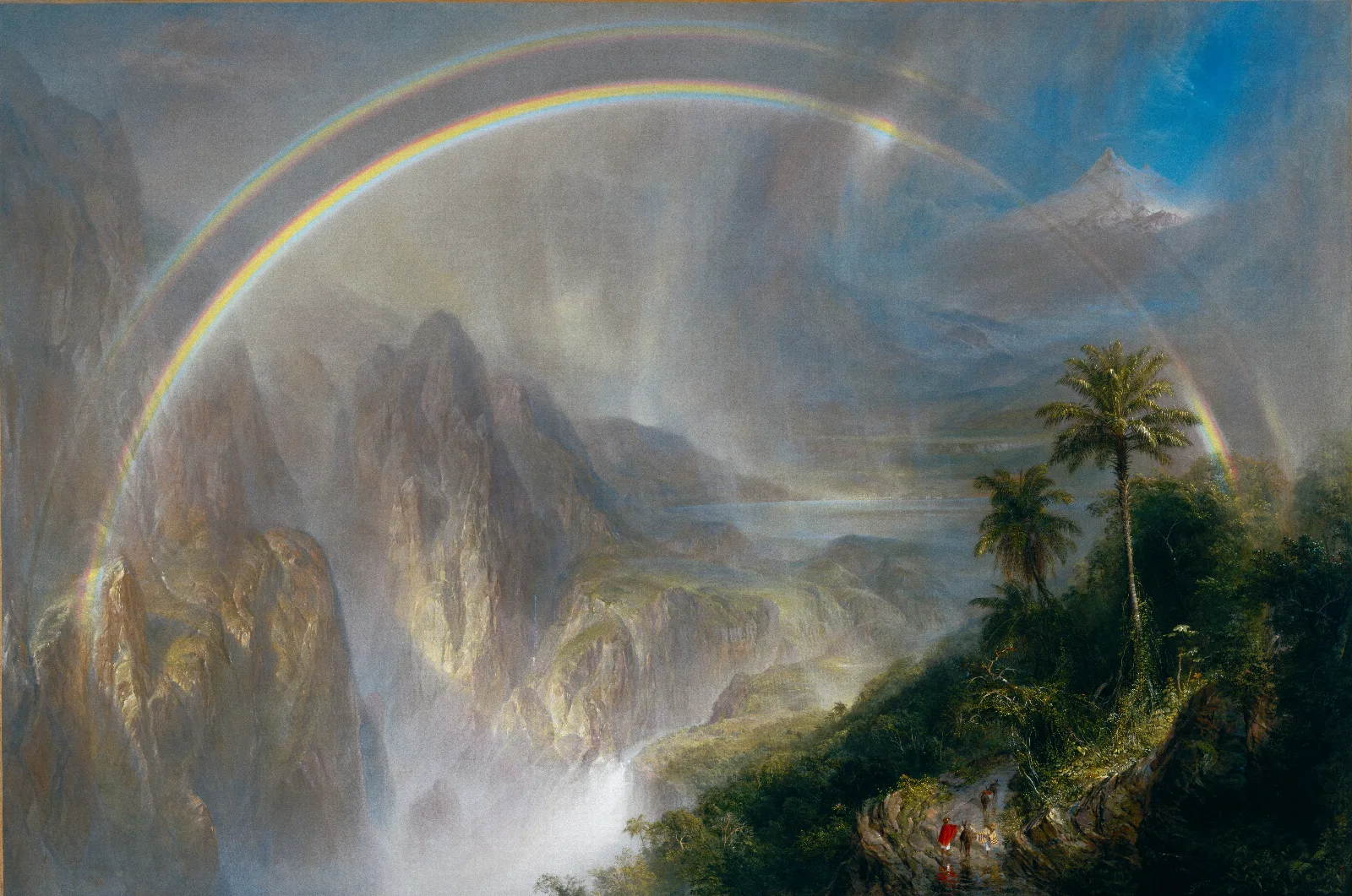 Rainy Season In The Tropics Wall Art by Frederic Edwin Church - Canvas Print