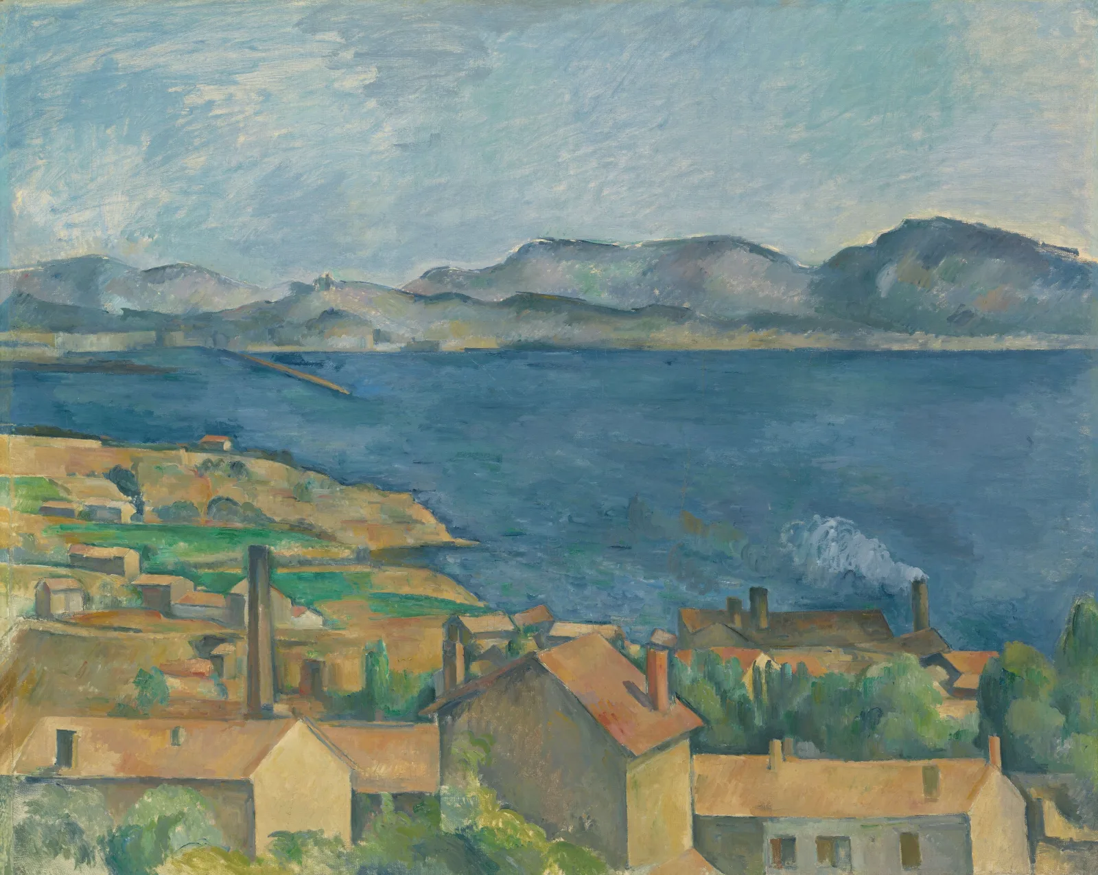 The Bay Of Marseilles Seen From Lestaque Wall Art by Paul Cézanne - Canvas Print