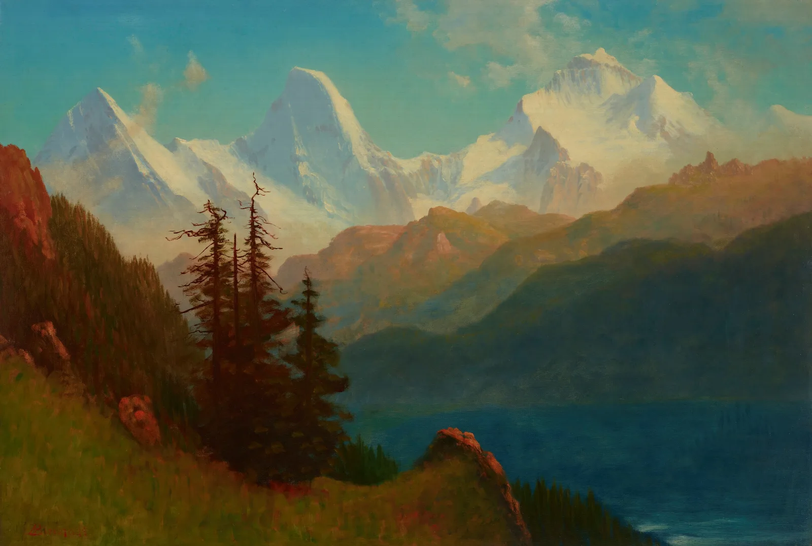 Splendor Wall Art by Albert Bierstadt - Canvas Print