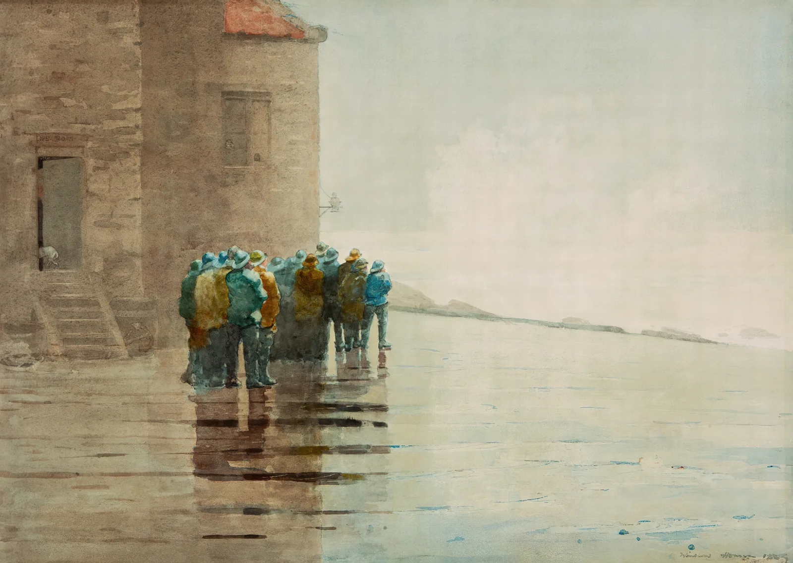 The Life Brigade Wall Art by Winslow Homer - Canvas Print