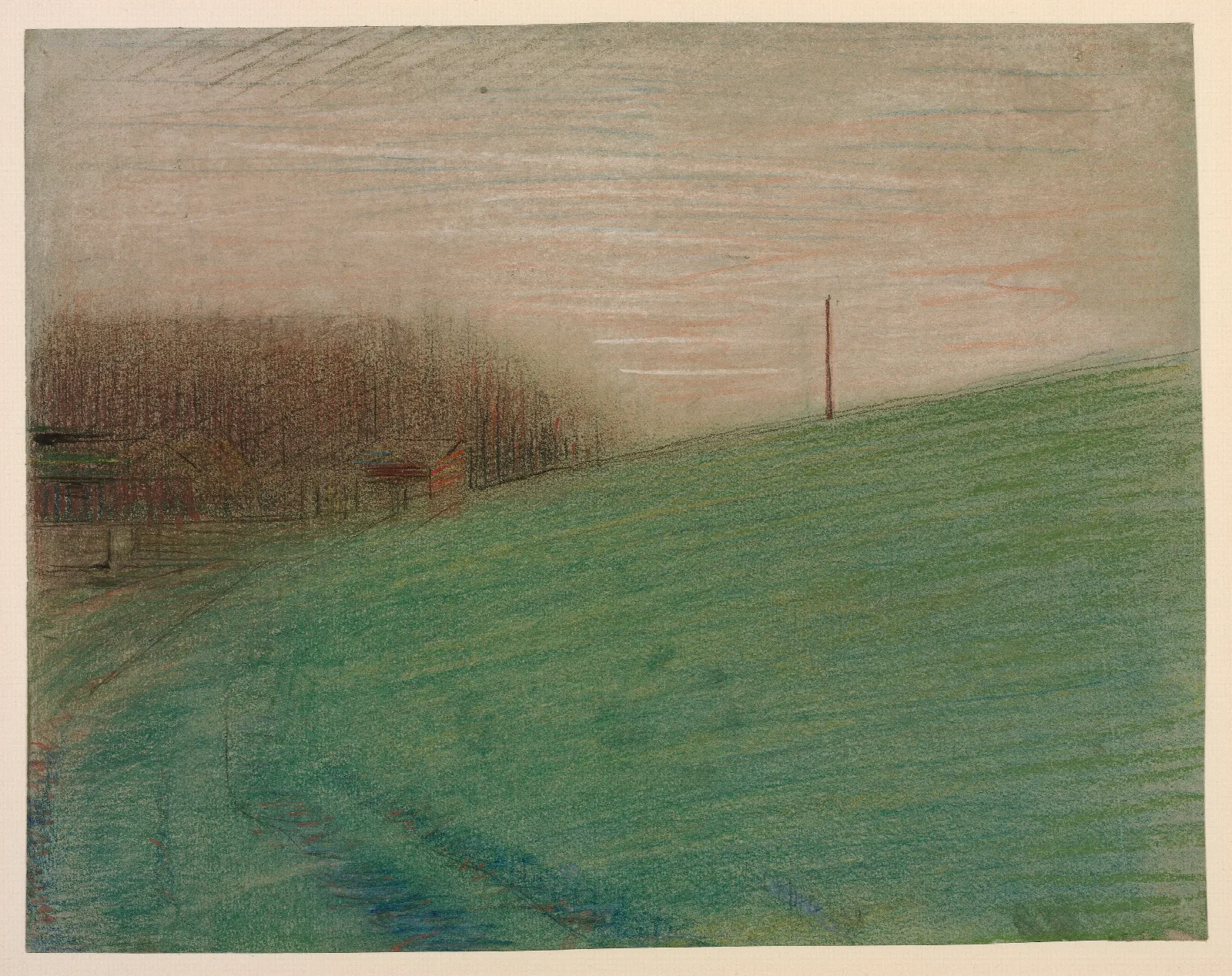 The Meadow 2 Wall Art by Georges Seurat - Canvas Print