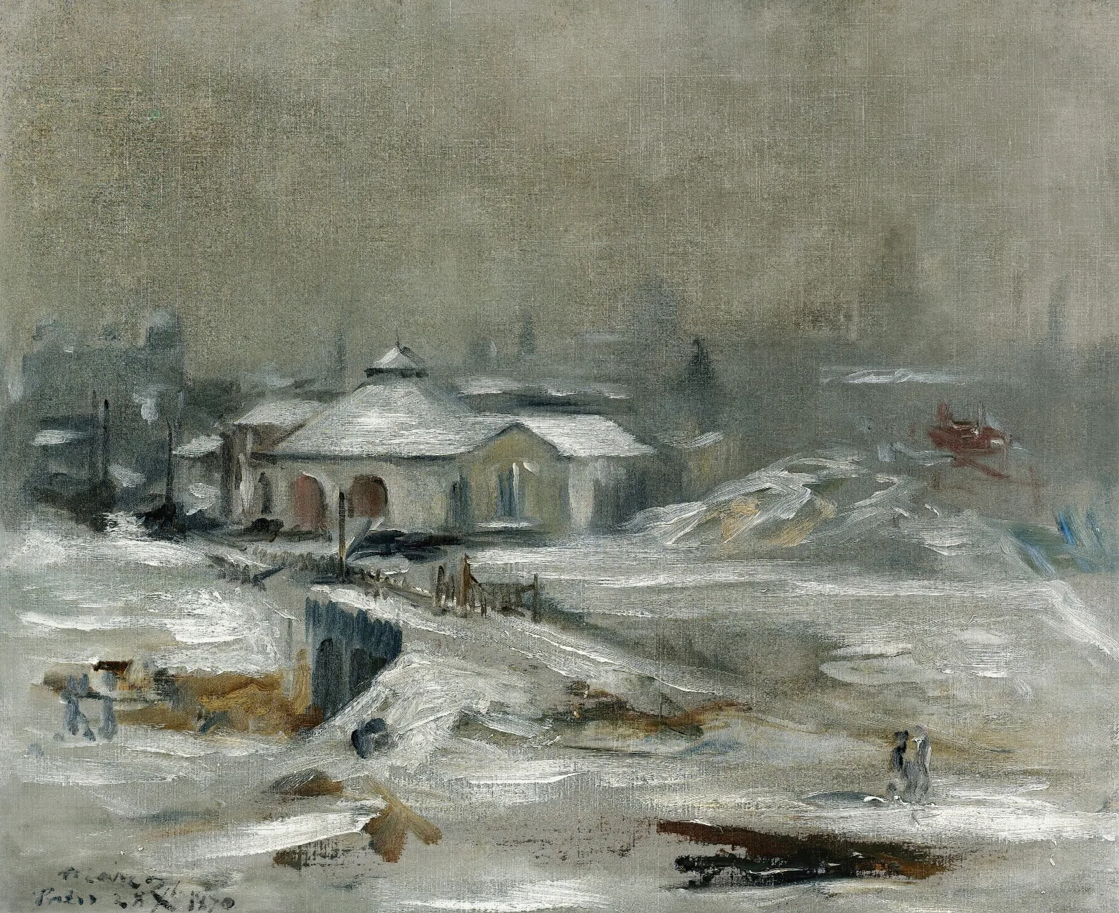 La Gare Du Chemin De Fer De Sceaux Wall Art by Édouard Manet - Canvas Print