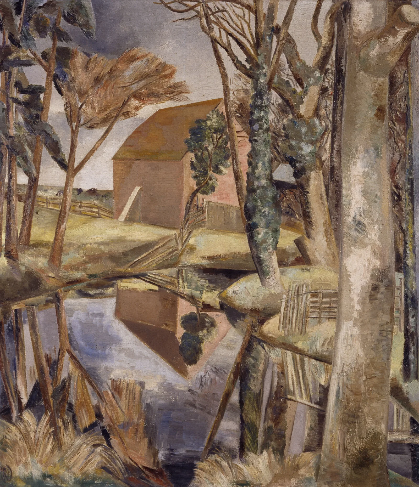 Oxenbridge Pond Wall Art by Paul Nash - Canvas Print