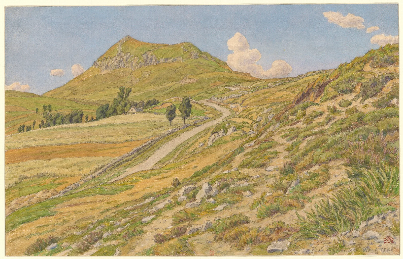 Besse En Chandesse Wall Art by Henri Rivière - Canvas Print