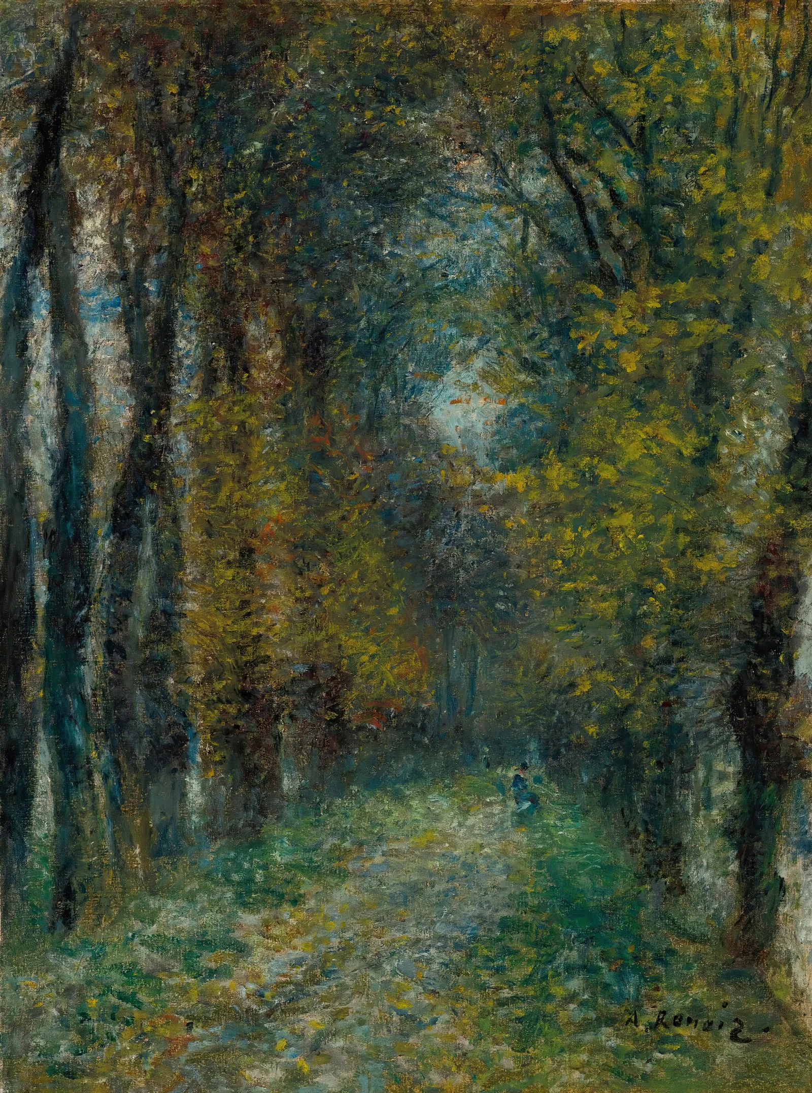 Lallee Couverte Wall Art by Pierre-Auguste Renoir - Canvas Print
