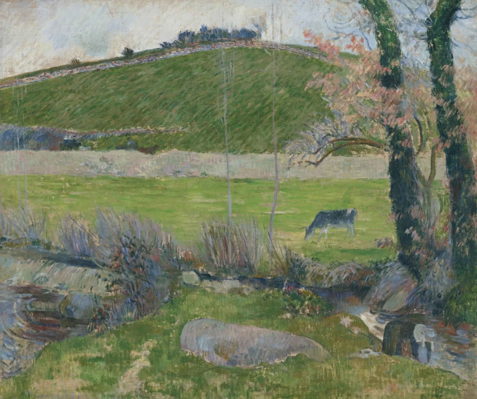 Sur Laven En Amont De Pont Aven Wall Art by Paul Gauguin - Canvas Print