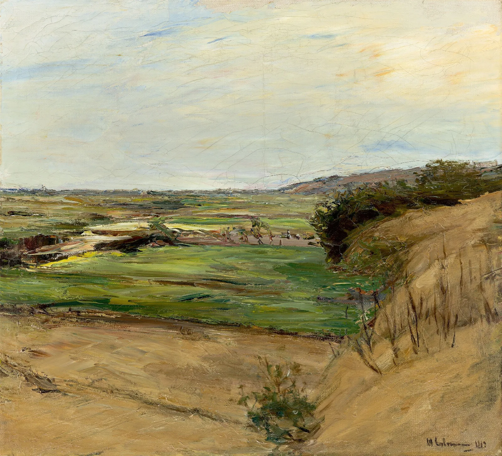 Dunenlandschaft Wall Art by Max Liebermann - Canvas Print