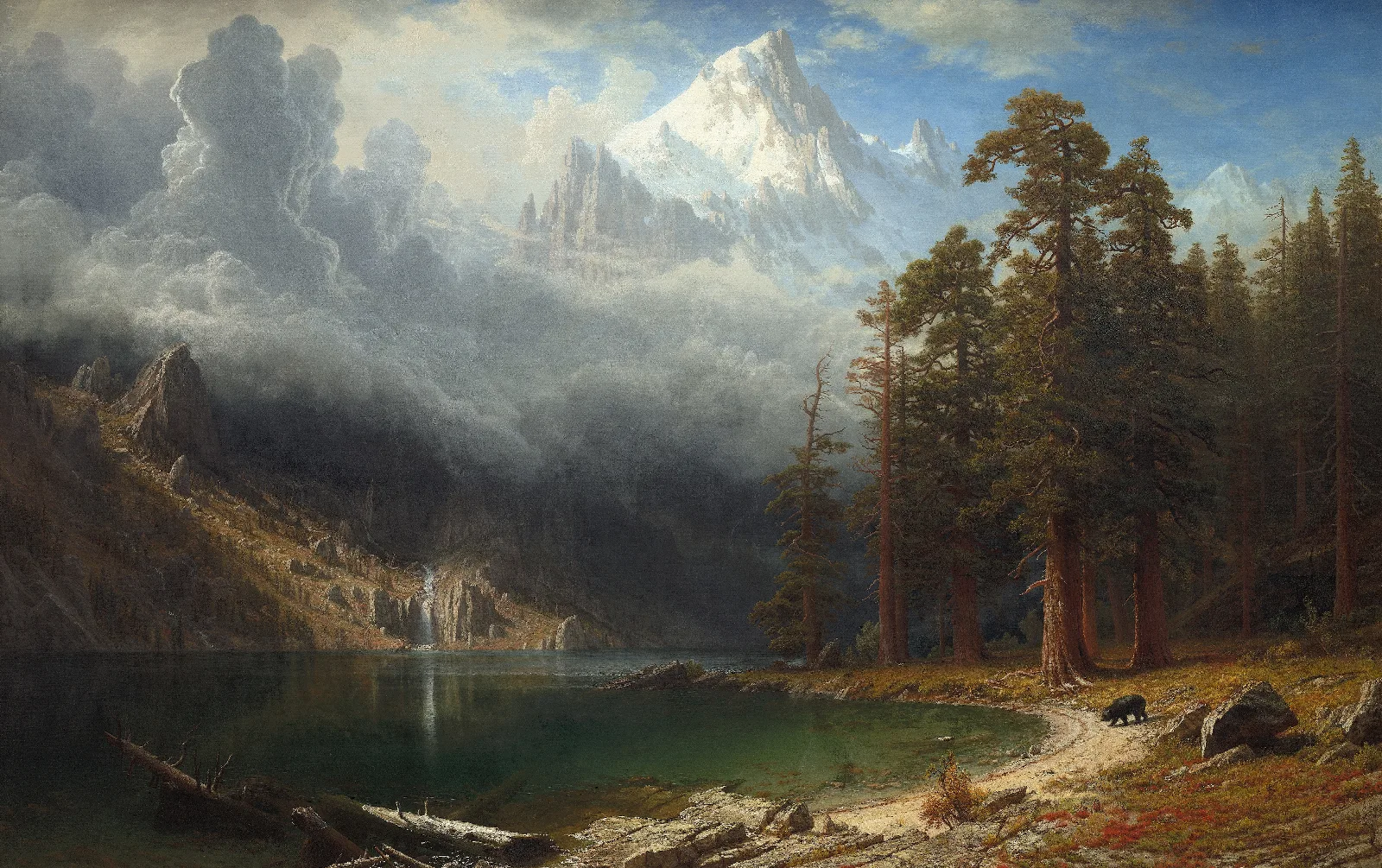 Mount Corcoran Wall Art by Albert Bierstadt - Canvas Print